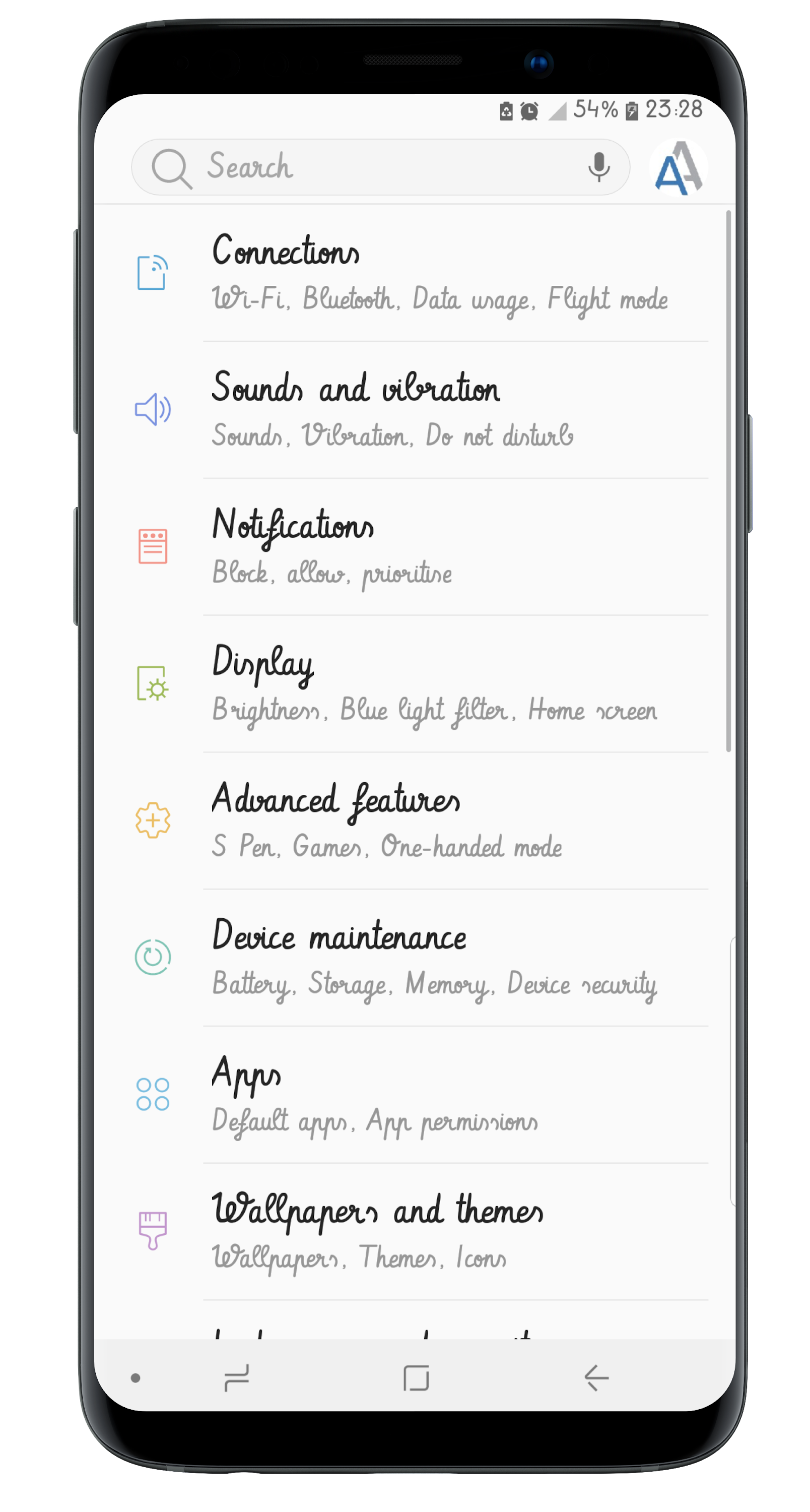 اسکرین شات 5 برنامه Stylish Fonts for FlipFont