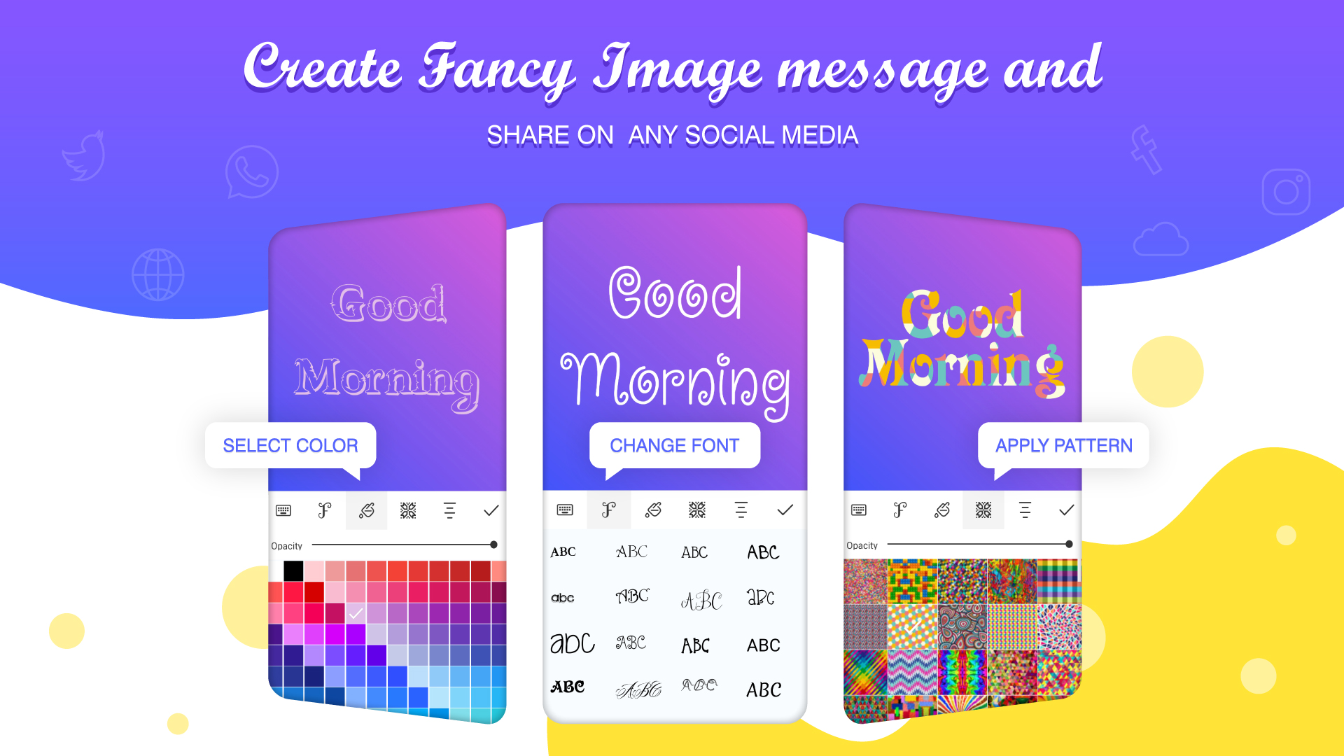 اسکرین شات 5 برنامه Fancy Fonts, Text and Nickname