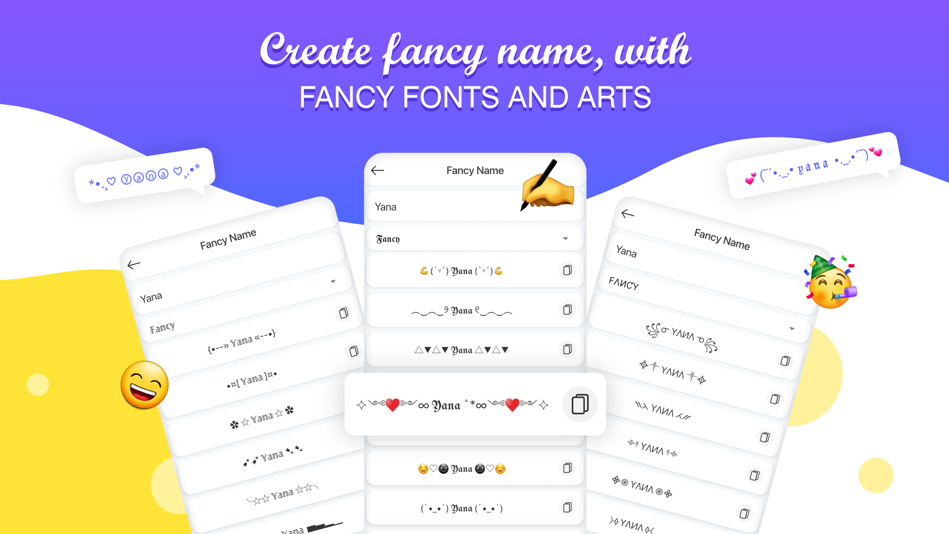 اسکرین شات 4 برنامه Fancy Fonts, Text and Nickname