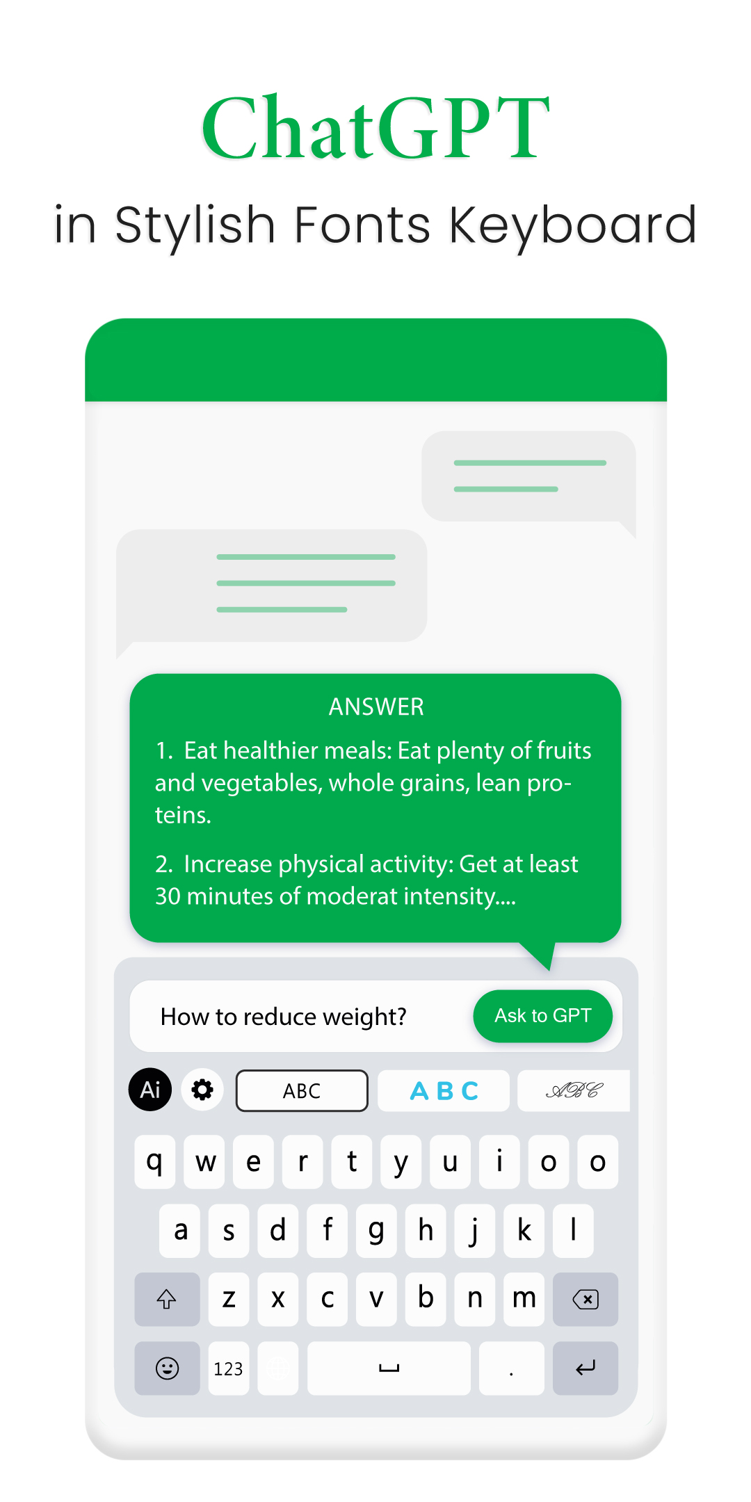 اسکرین شات 3 برنامه Stylish Fonts Keyboard