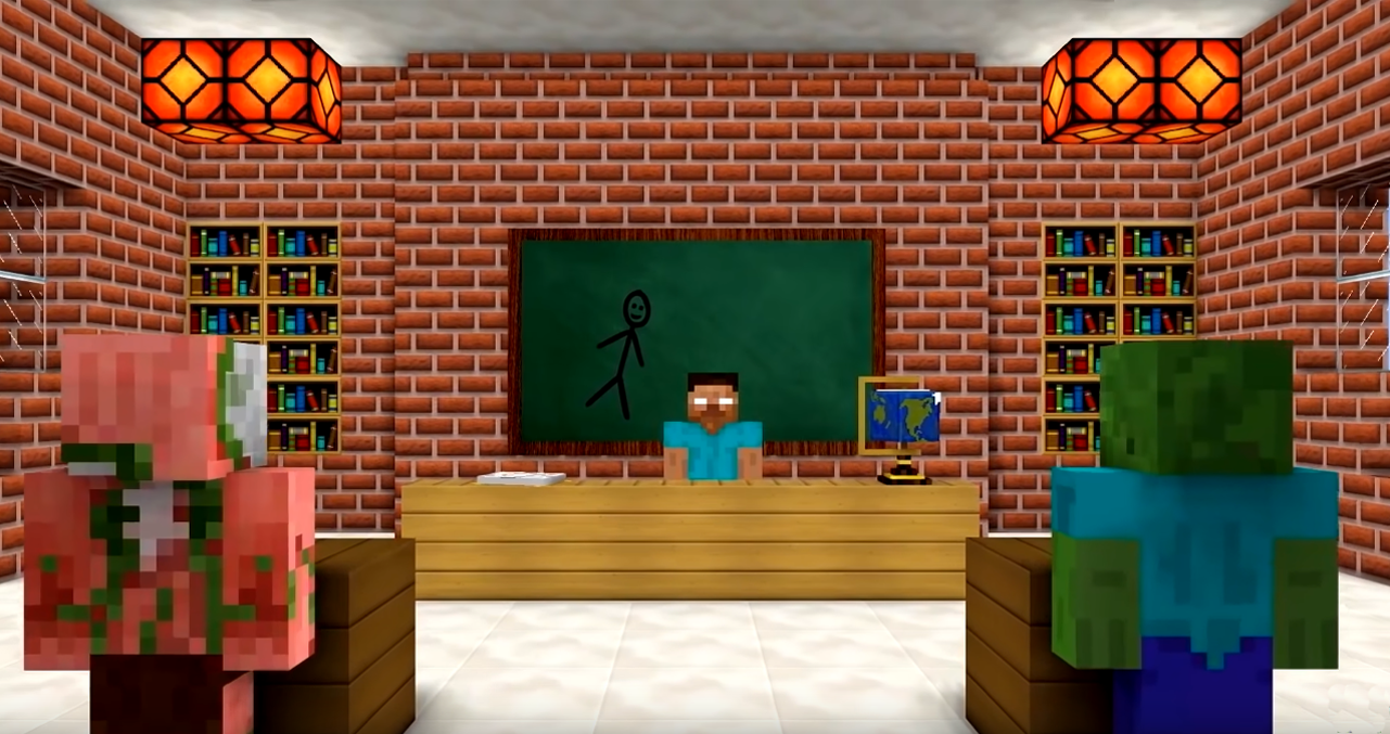اسکرین شات 1 برنامه Monster School Mod for MCPE