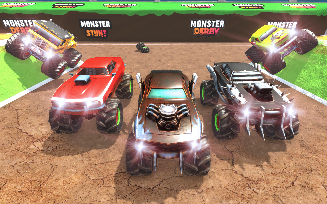 اسکرین شات 4 بازی Monster  Car Demolition Derby