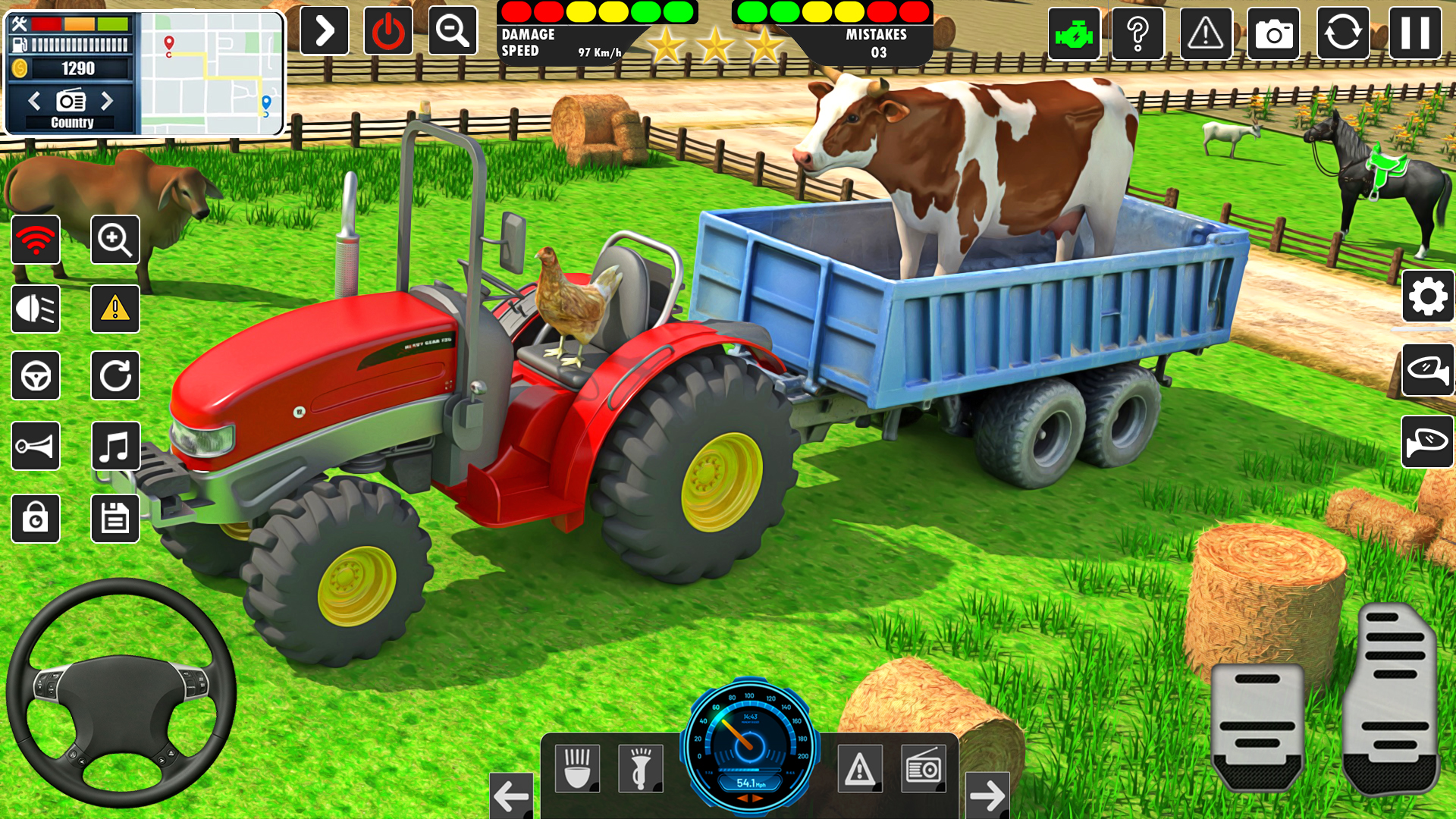 اسکرین شات 7 برنامه Animals Transport Truck Games