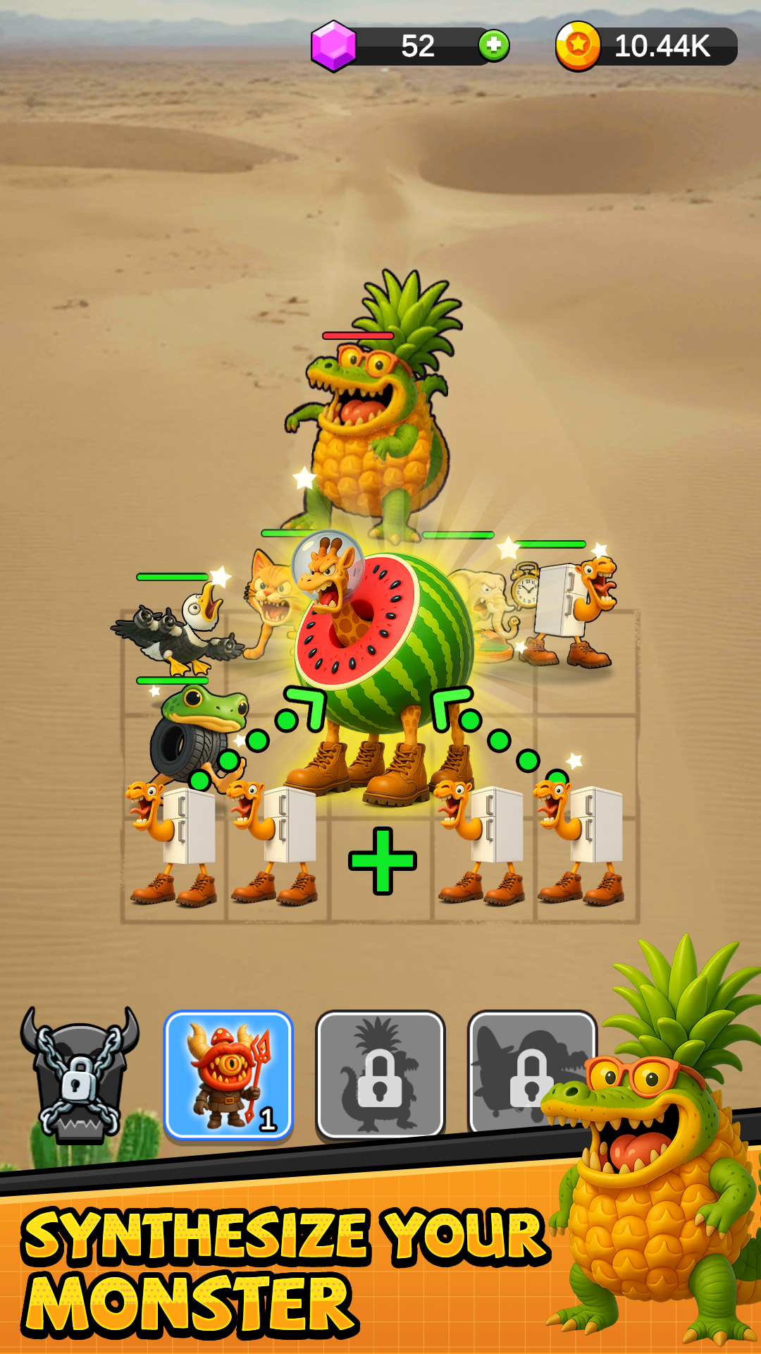 اسکرین شات 2 بازی Monster War: Merge Battle