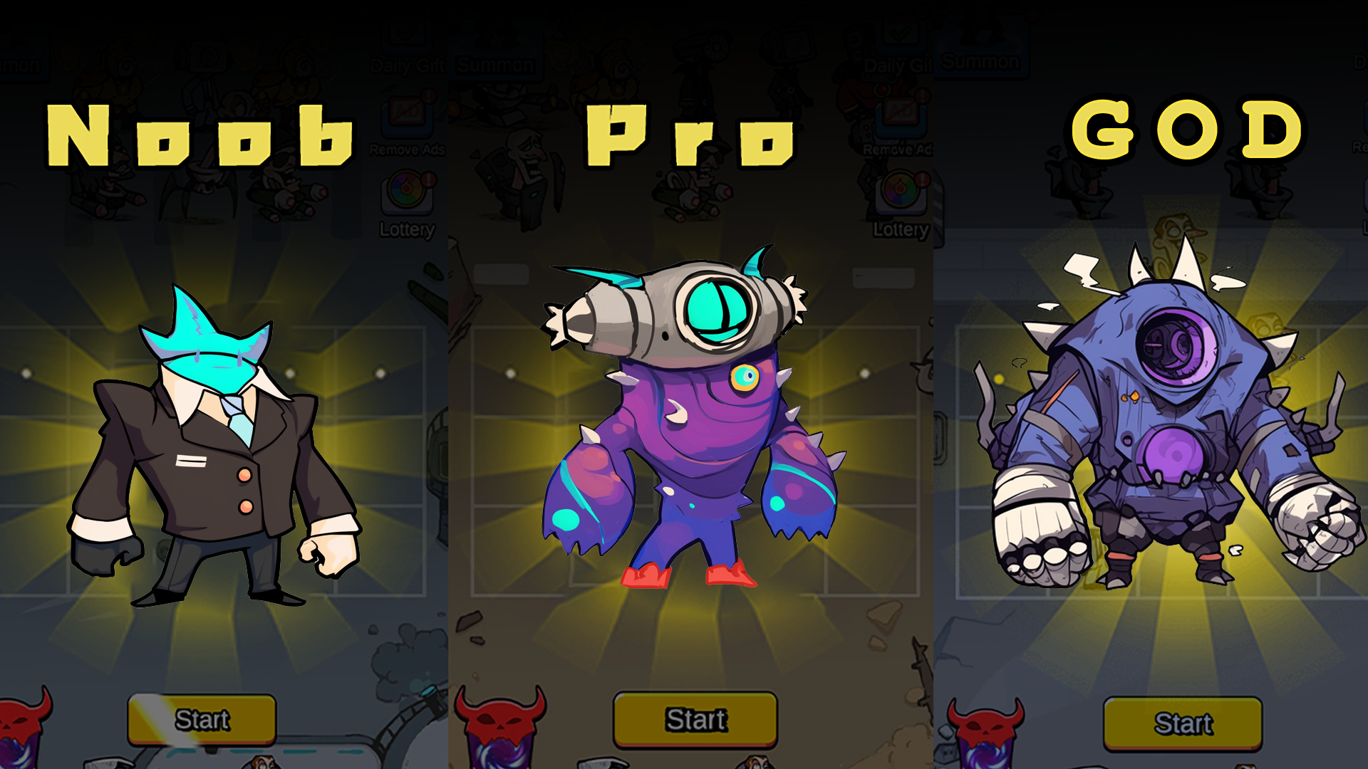 اسکرین شات 1 بازی Monster War: Merge Battle