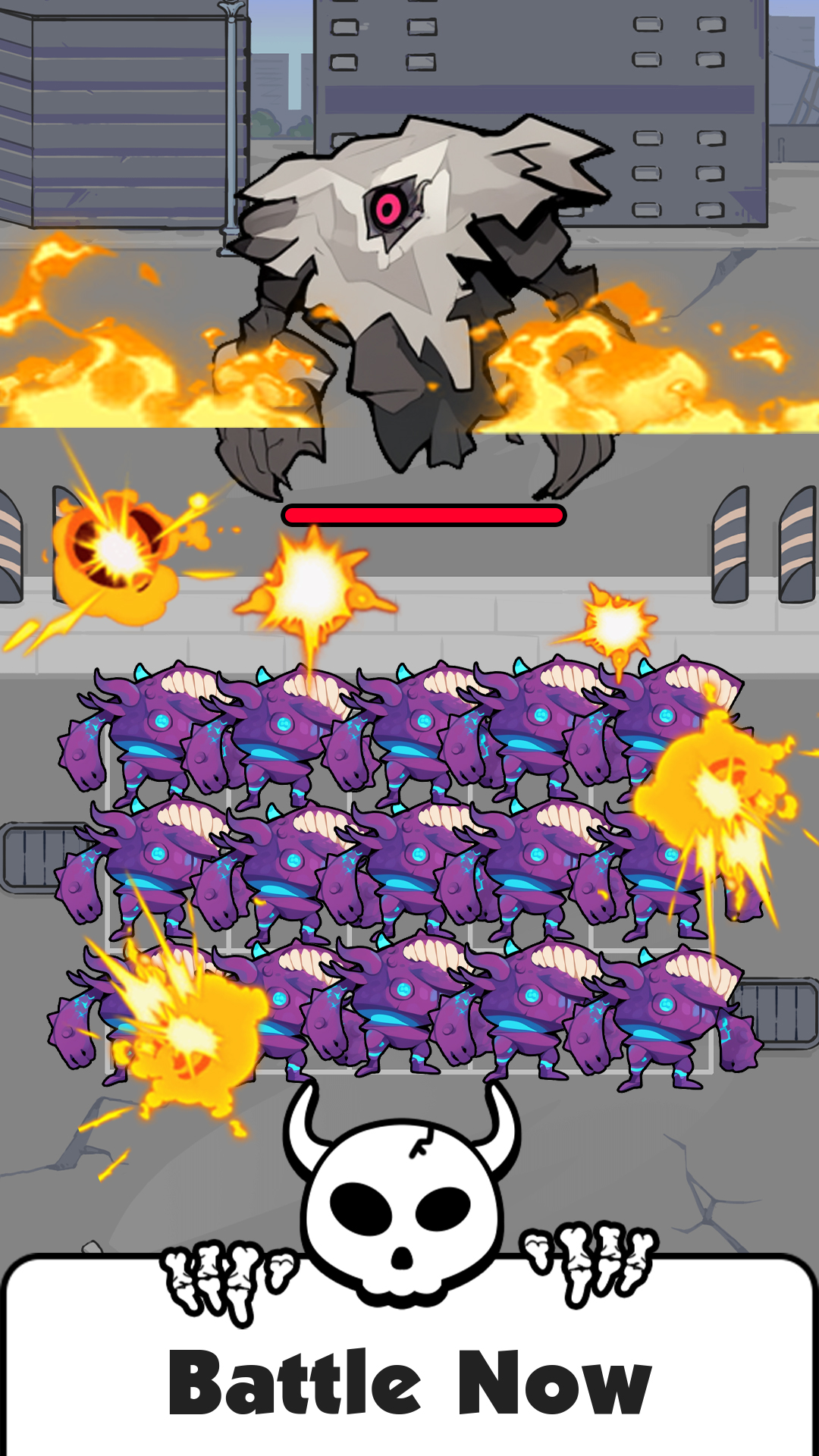 اسکرین شات 5 بازی Monster War: Merge Battle