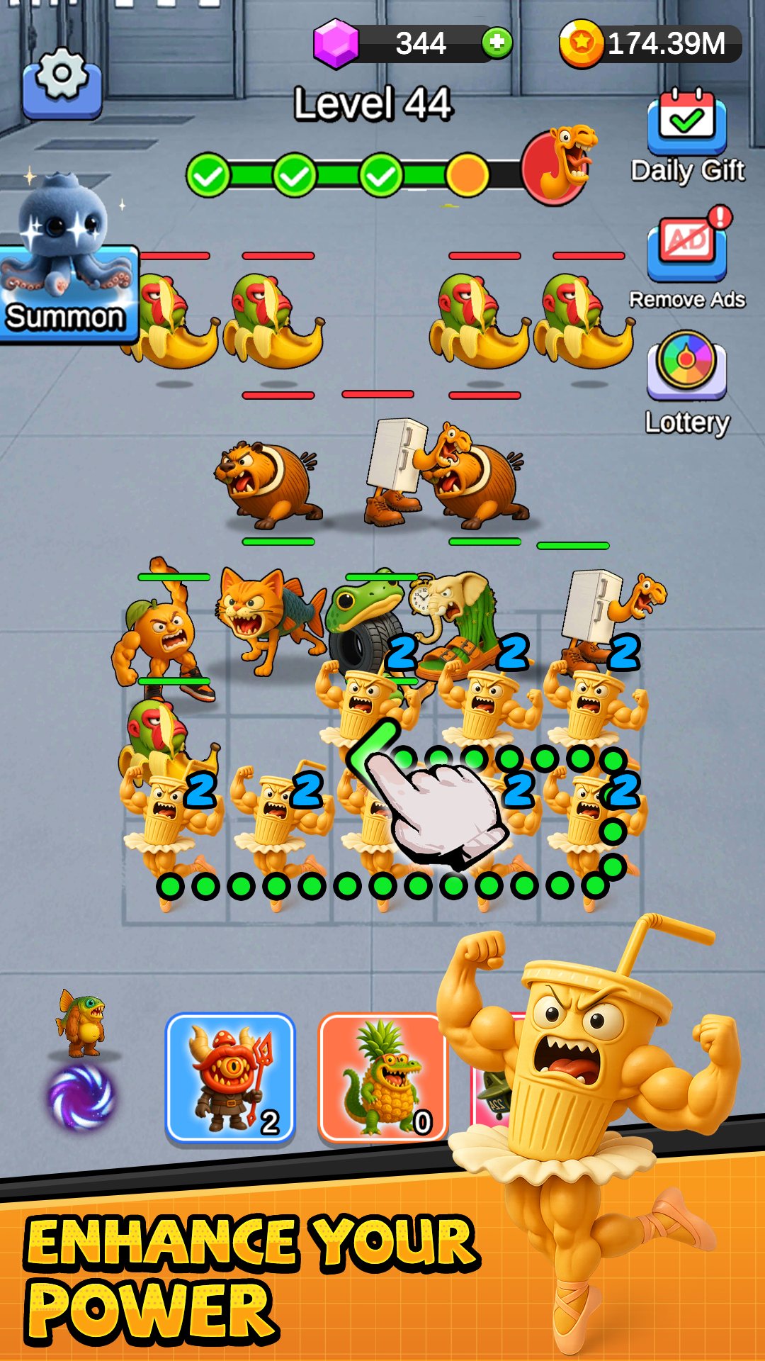 اسکرین شات 1 بازی Monster War: Hero Strategy