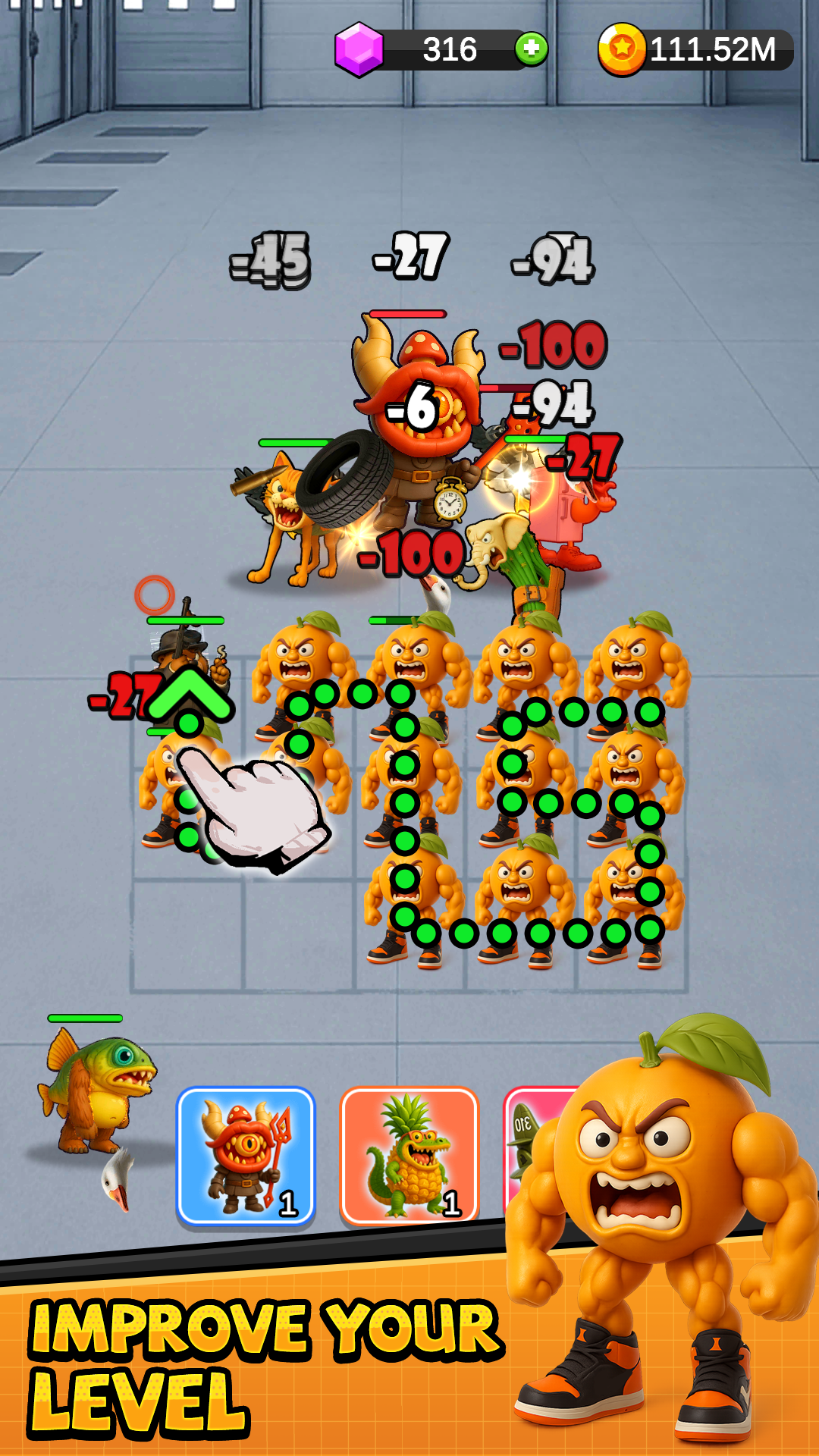 اسکرین شات 3 بازی Monster War: Merge Battle