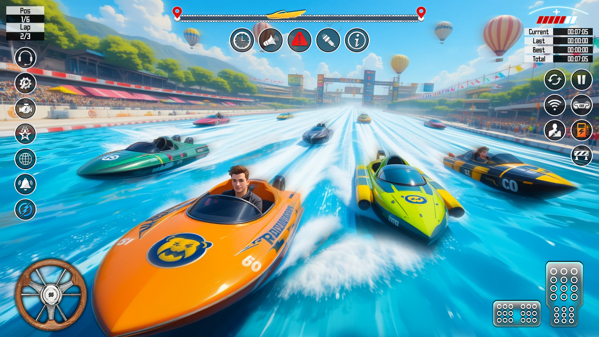 اسکرین شات 2 بازی Speed Boat Racing: Boat games