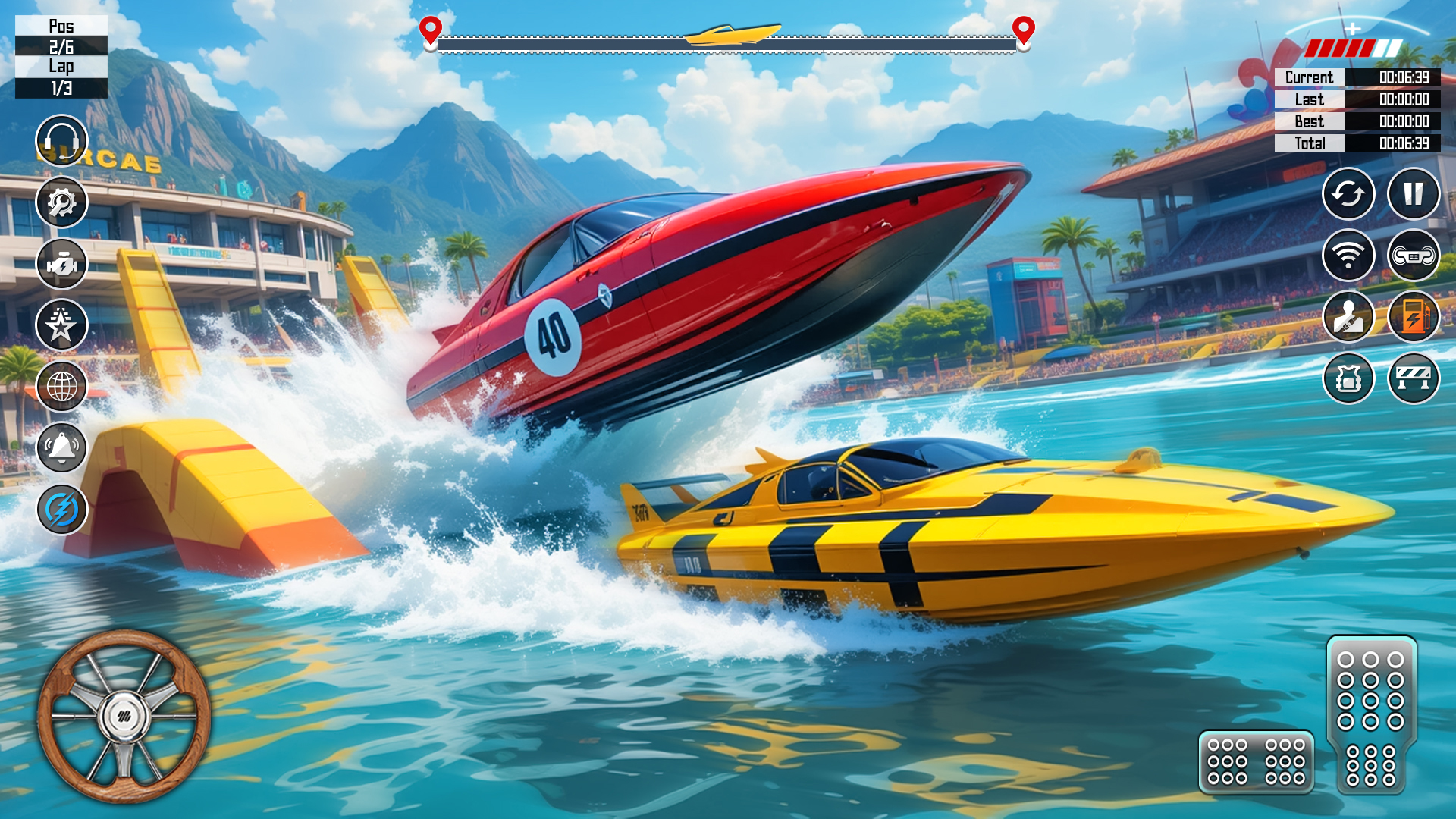اسکرین شات 4 بازی Speed Boat Racing: Boat games