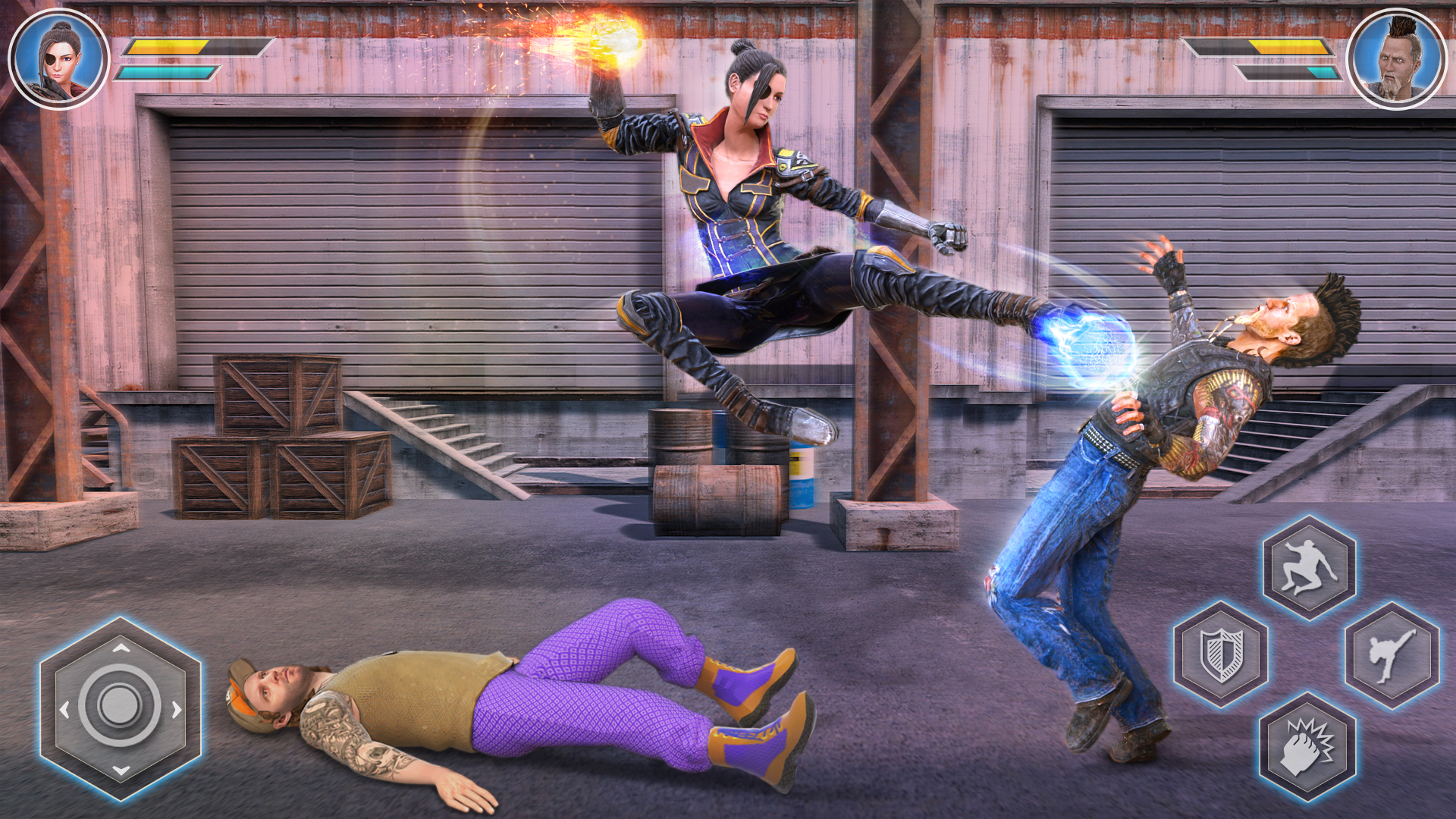 اسکرین شات 5 بازی Fighting games: Karate Kung Fu