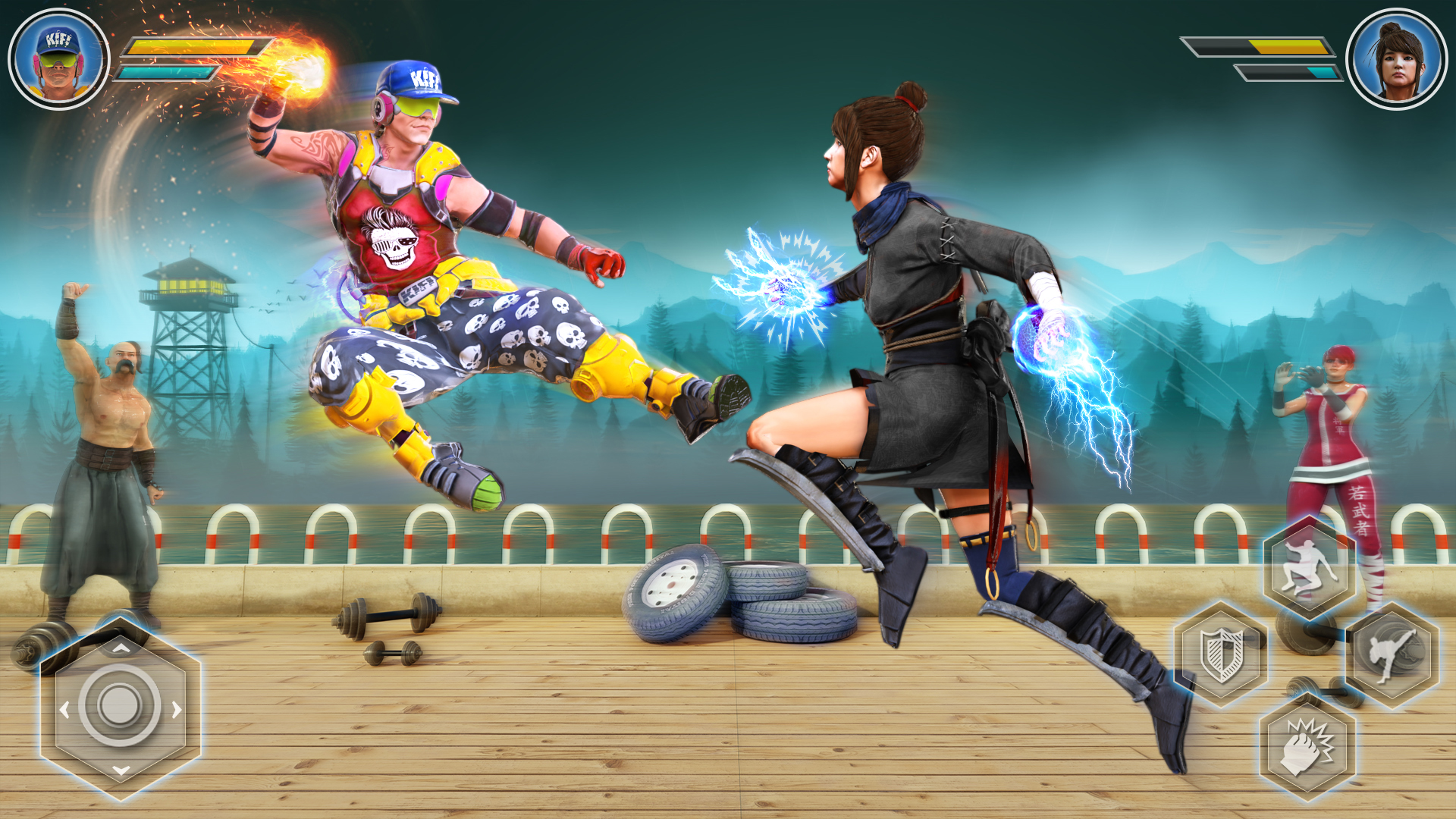 اسکرین شات 1 بازی Fighting games: Karate Kung Fu