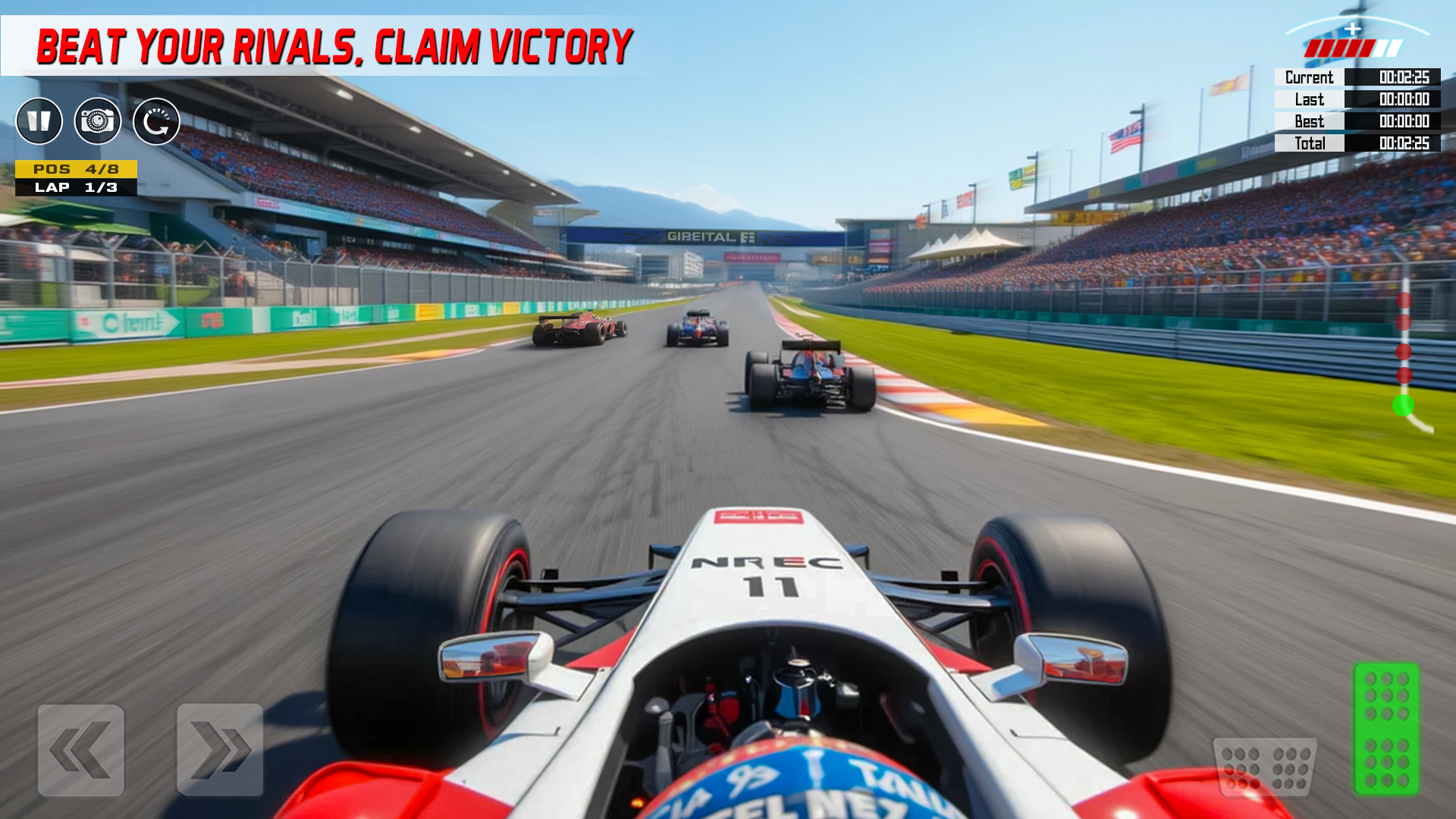 اسکرین شات 6 برنامه Real Formula Car Racing Games