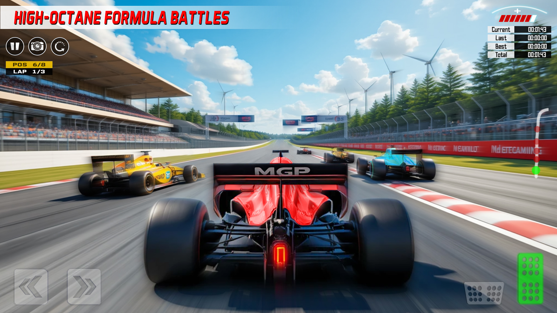 اسکرین شات 3 برنامه Real Formula Car Racing Games