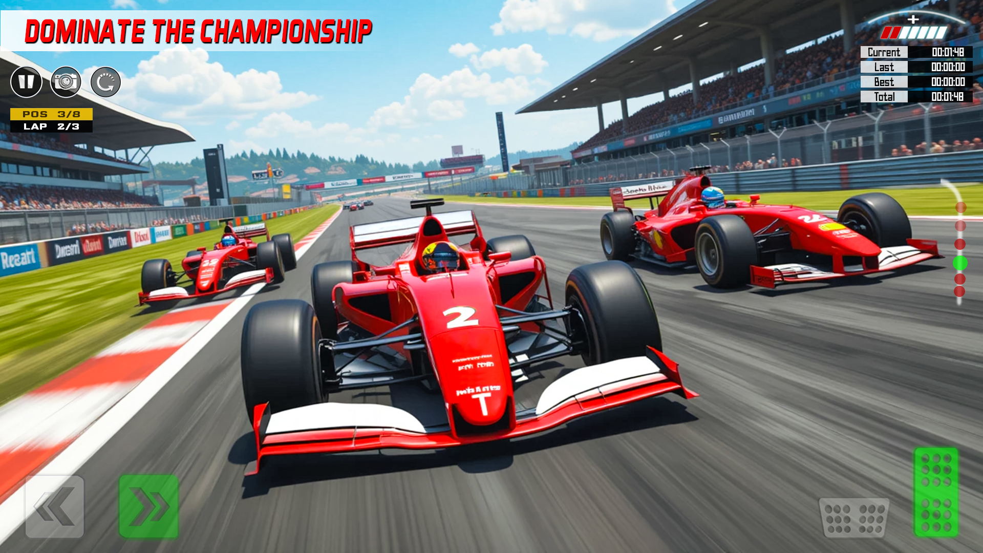 اسکرین شات 5 برنامه Real Formula Car Racing Games
