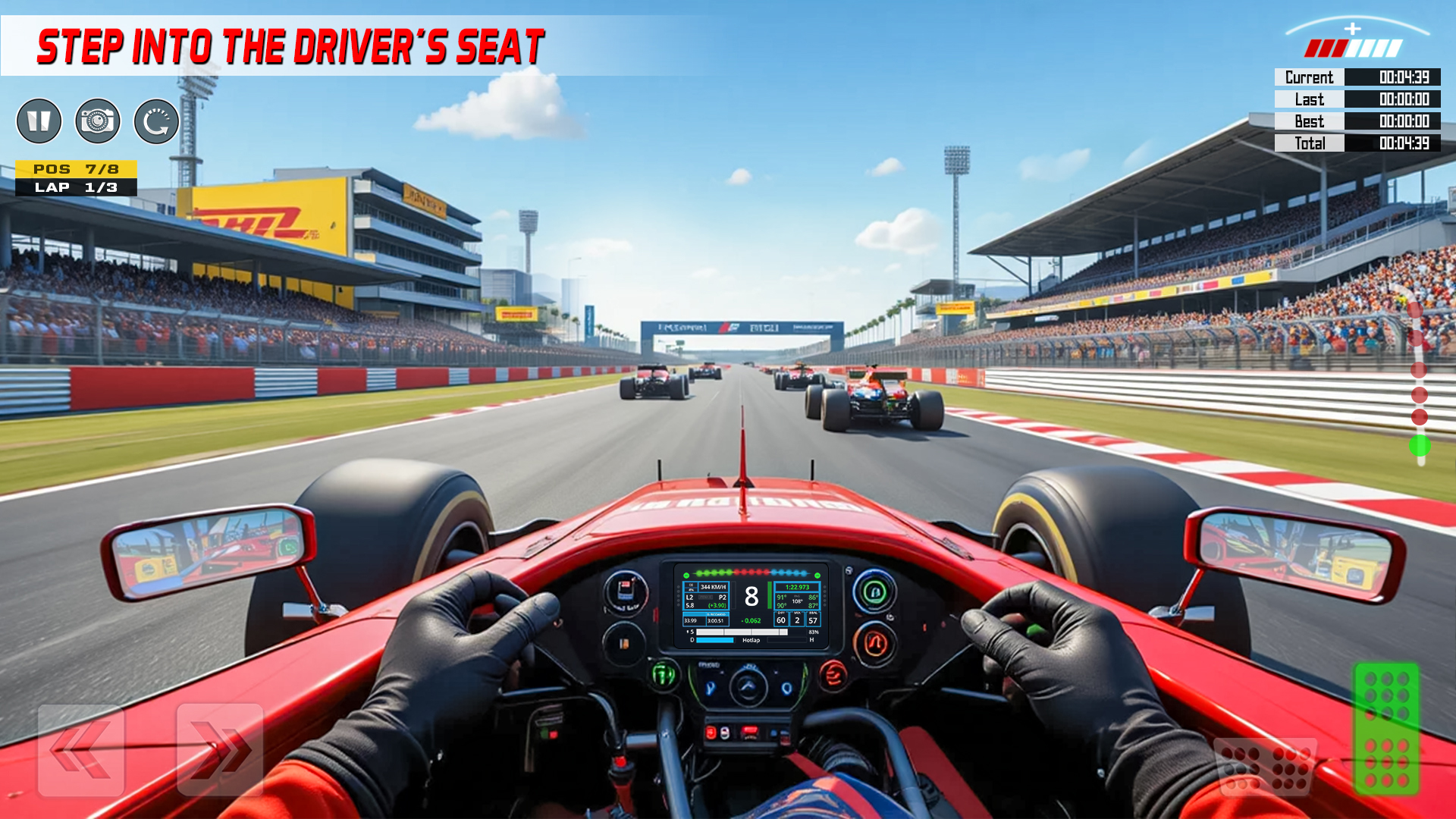 اسکرین شات 1 برنامه Real Formula Car Racing Games