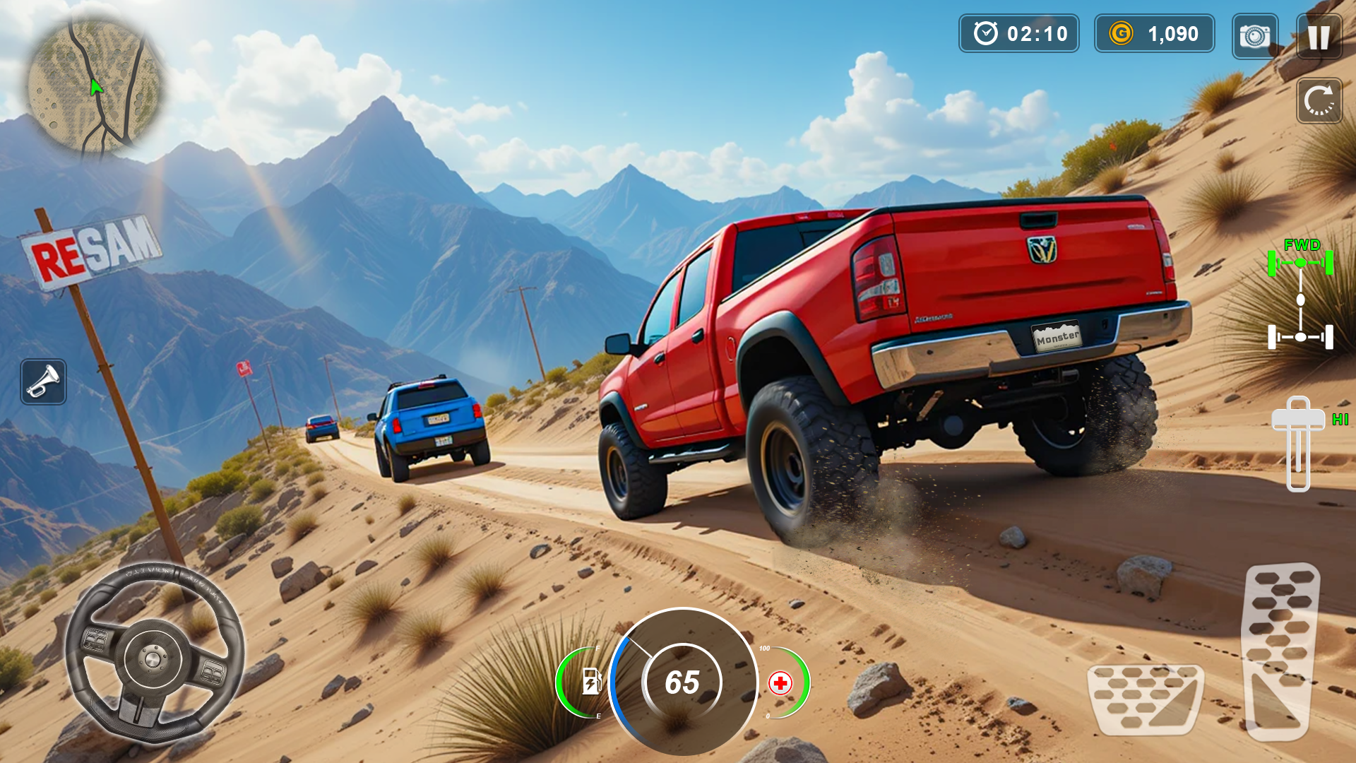 اسکرین شات 6 بازی Offroad King: Car Drive Games