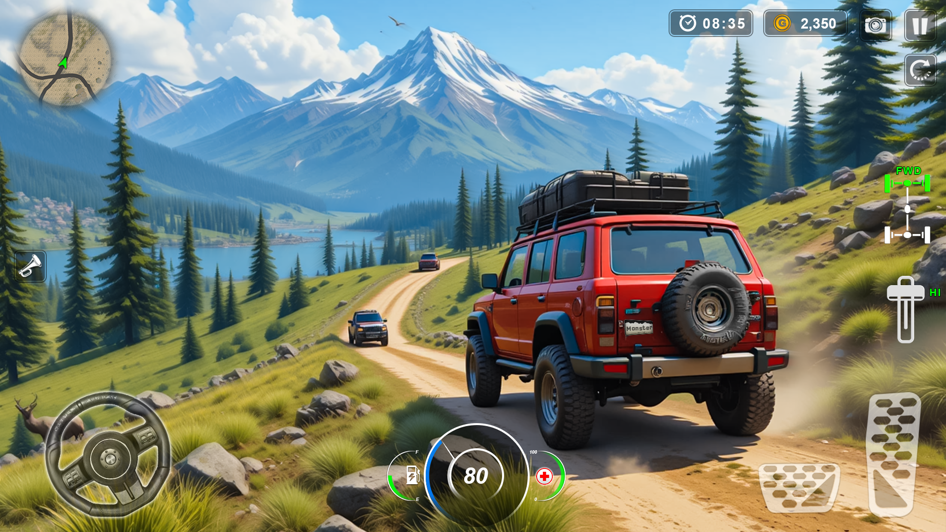 اسکرین شات 2 بازی Offroad King: Car Drive Games