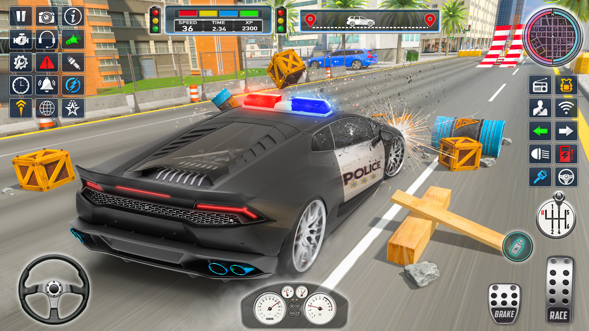 اسکرین شات 8 بازی Police Car Games: Car Driving