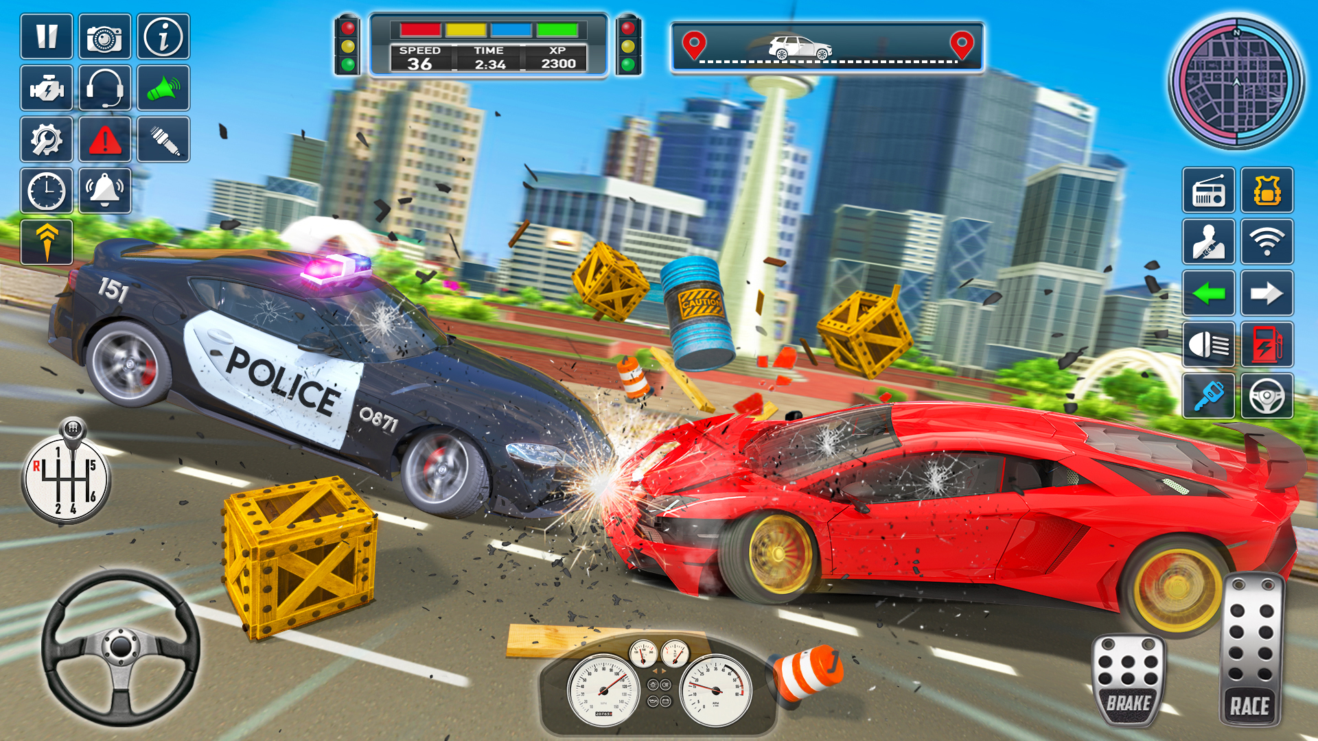 اسکرین شات 7 بازی Police Car Games: Car Driving