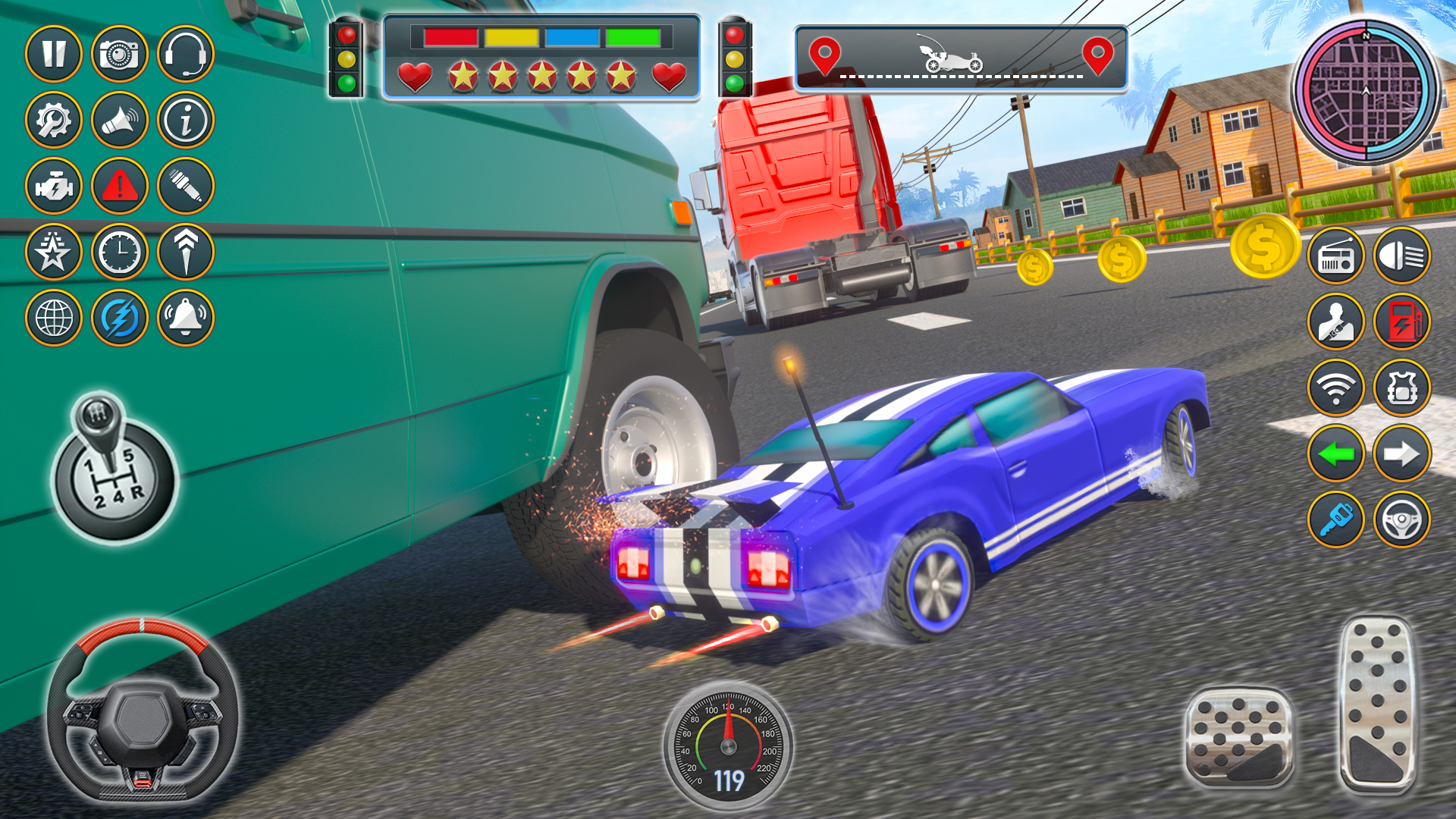 اسکرین شات 3 برنامه Mini Car Racing: RC Car Games