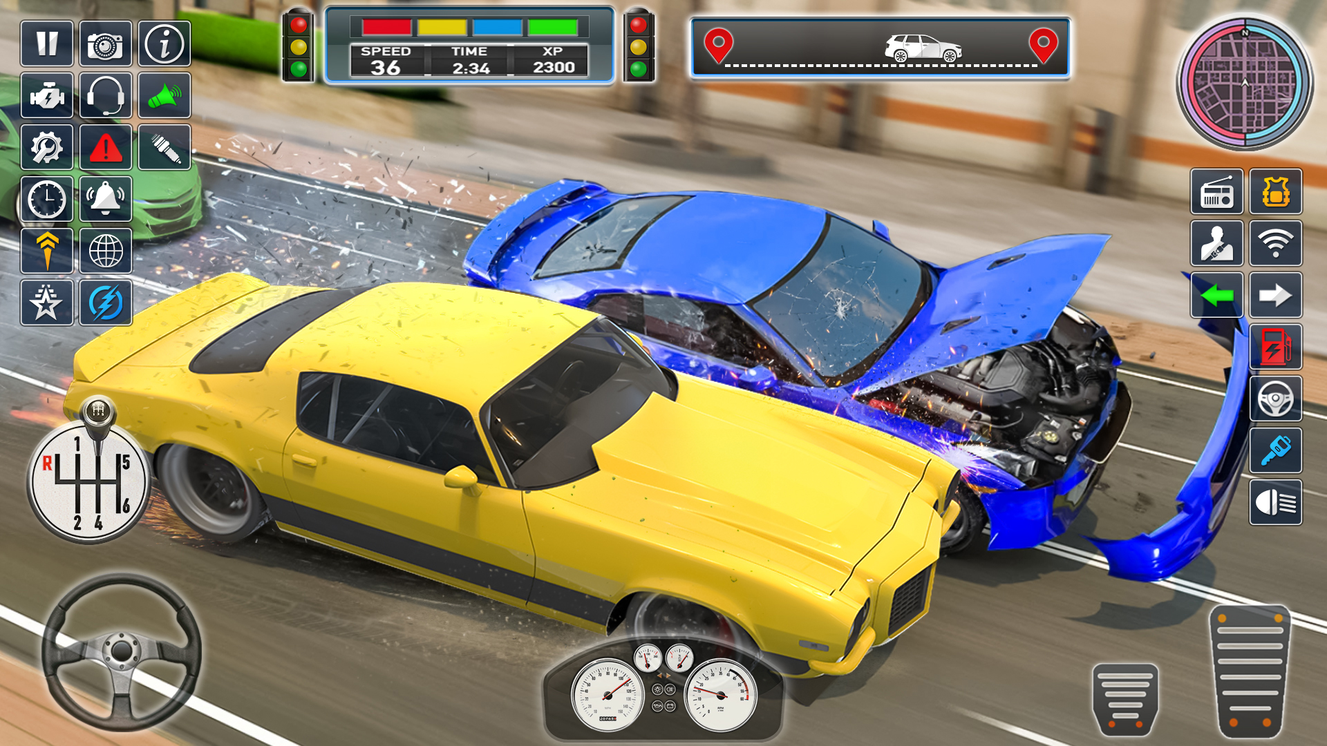 اسکرین شات 6 بازی Super Car Racing 3d: Car Games