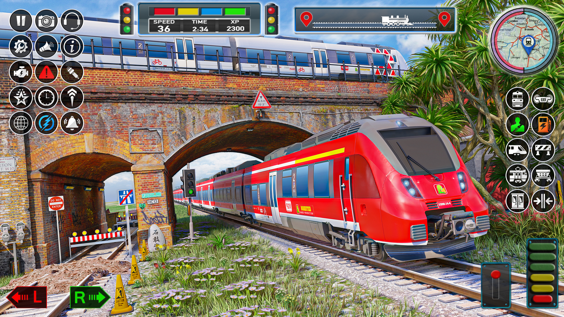 اسکرین شات 6 بازی City Train Game 3d Train games