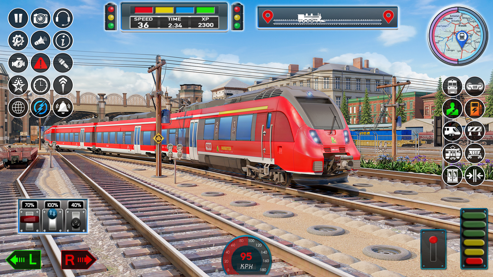 اسکرین شات 7 بازی City Train Game 3d Train games