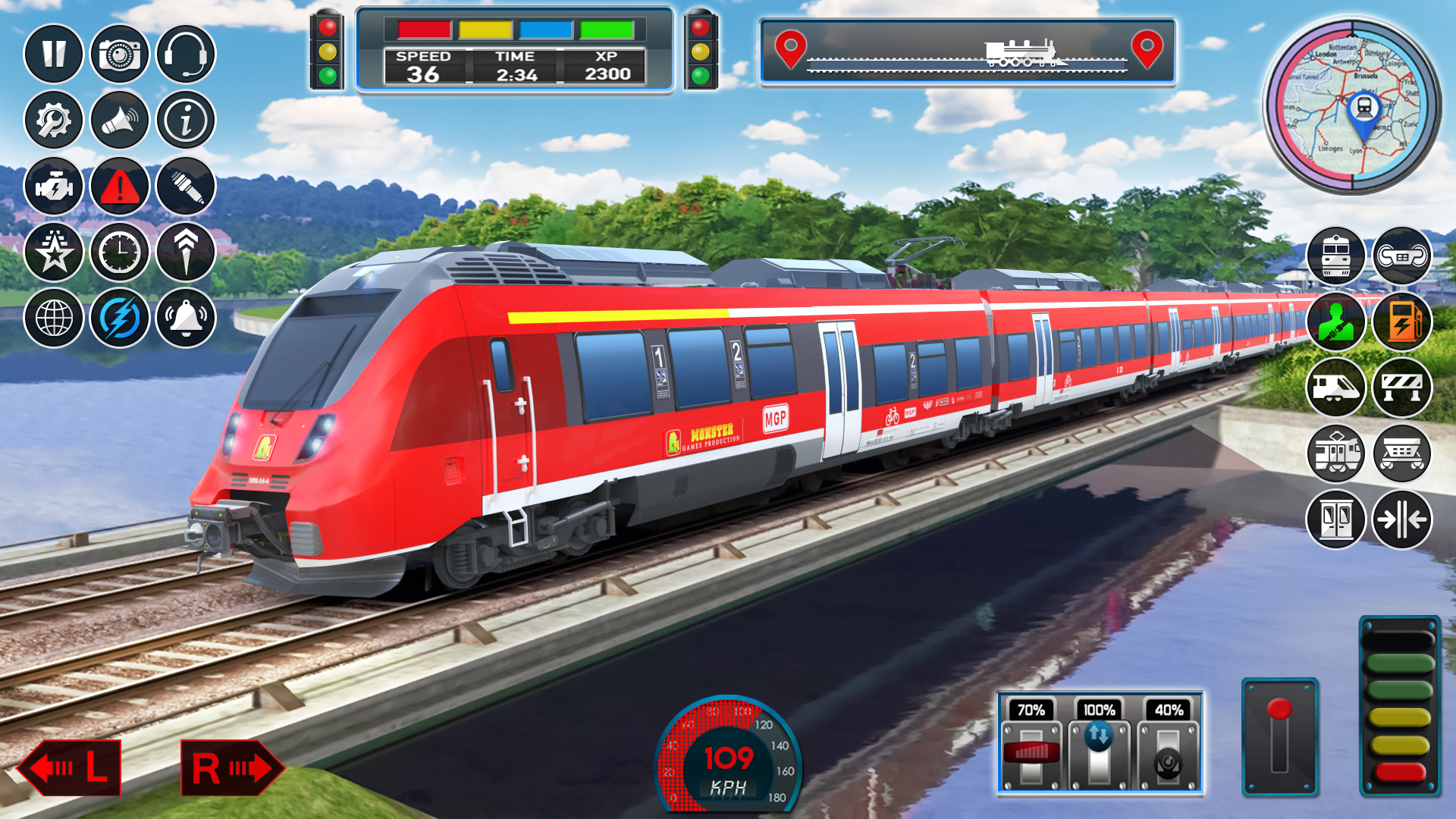 اسکرین شات 8 بازی City Train Game 3d Train games