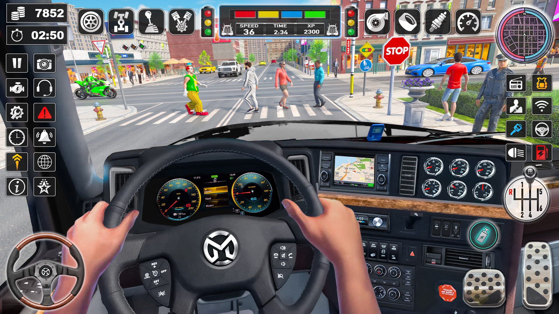 اسکرین شات 4 بازی Truck Driving School Games Pro