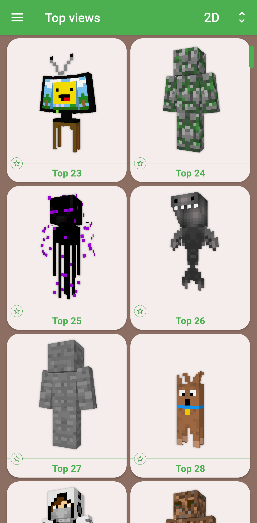 اسکرین شات 2 برنامه Camouflage Skins for Minecraft