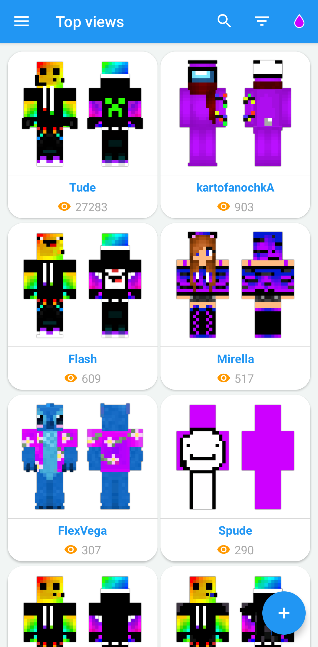 اسکرین شات 7 برنامه SkinLand - skins for Minecraft