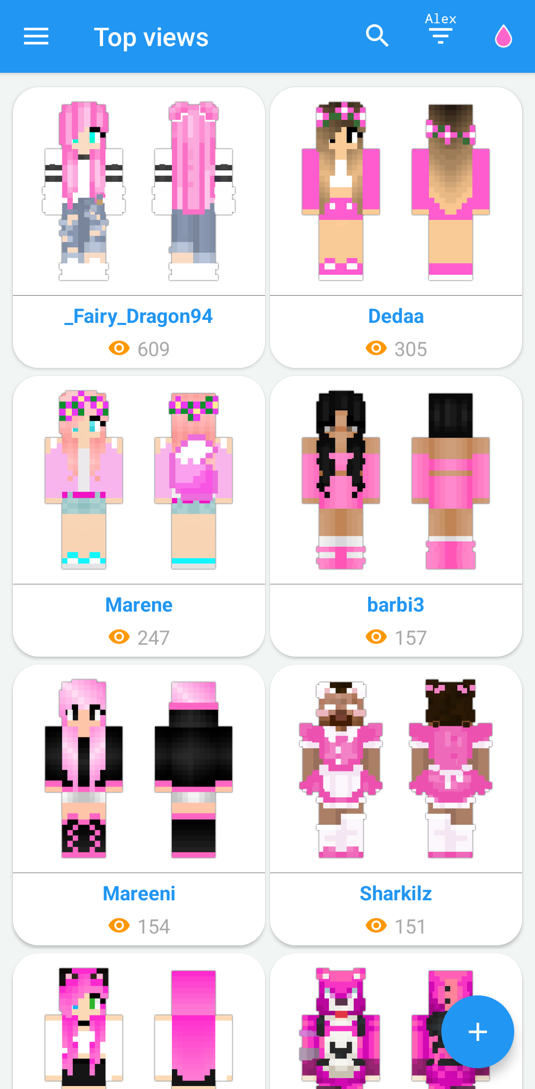 اسکرین شات 3 برنامه SkinLand - skins for Minecraft