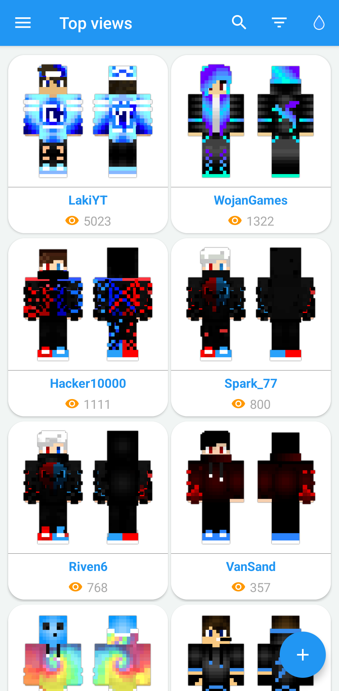 اسکرین شات 6 برنامه SkinLand - skins for Minecraft