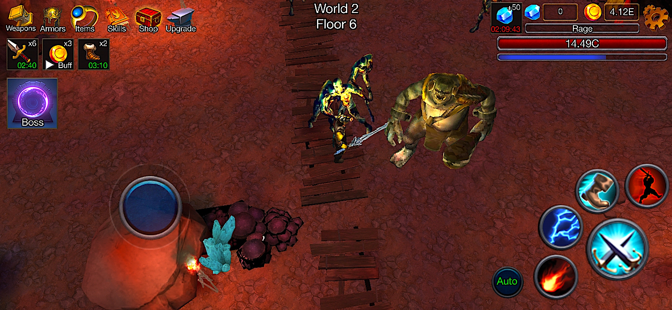 اسکرین شات 3 بازی Dungeon Clash - Survivor RPG