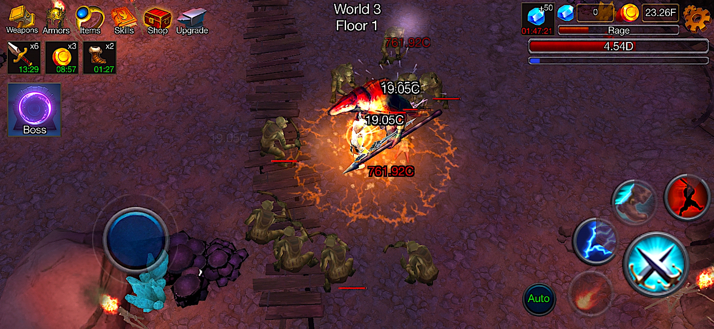 اسکرین شات 5 بازی Dungeon Clash - Survivor RPG