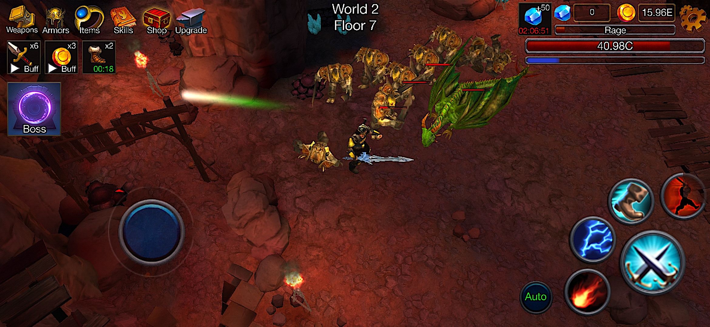 اسکرین شات 4 بازی Dungeon Clash - Survivor RPG