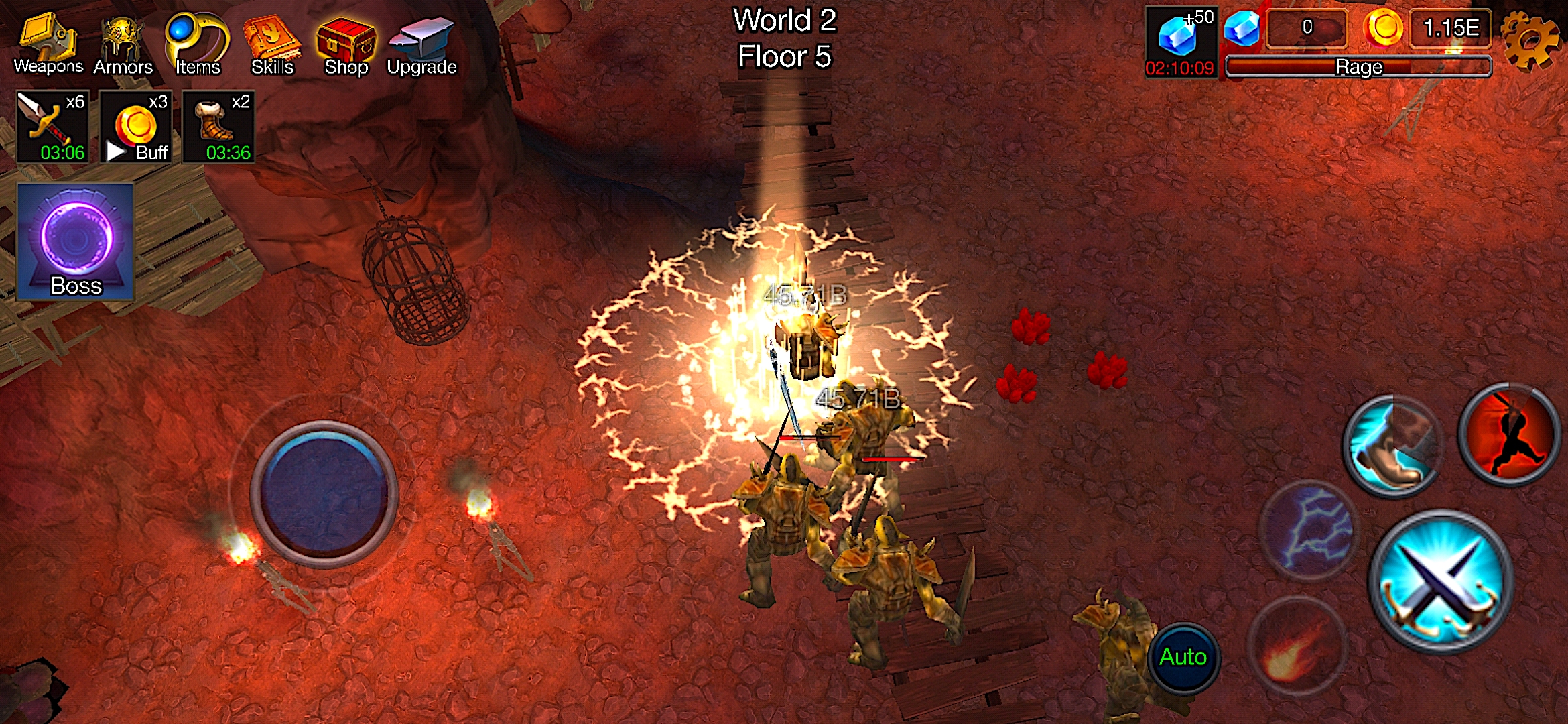 اسکرین شات 2 بازی Dungeon Clash - Survivor RPG