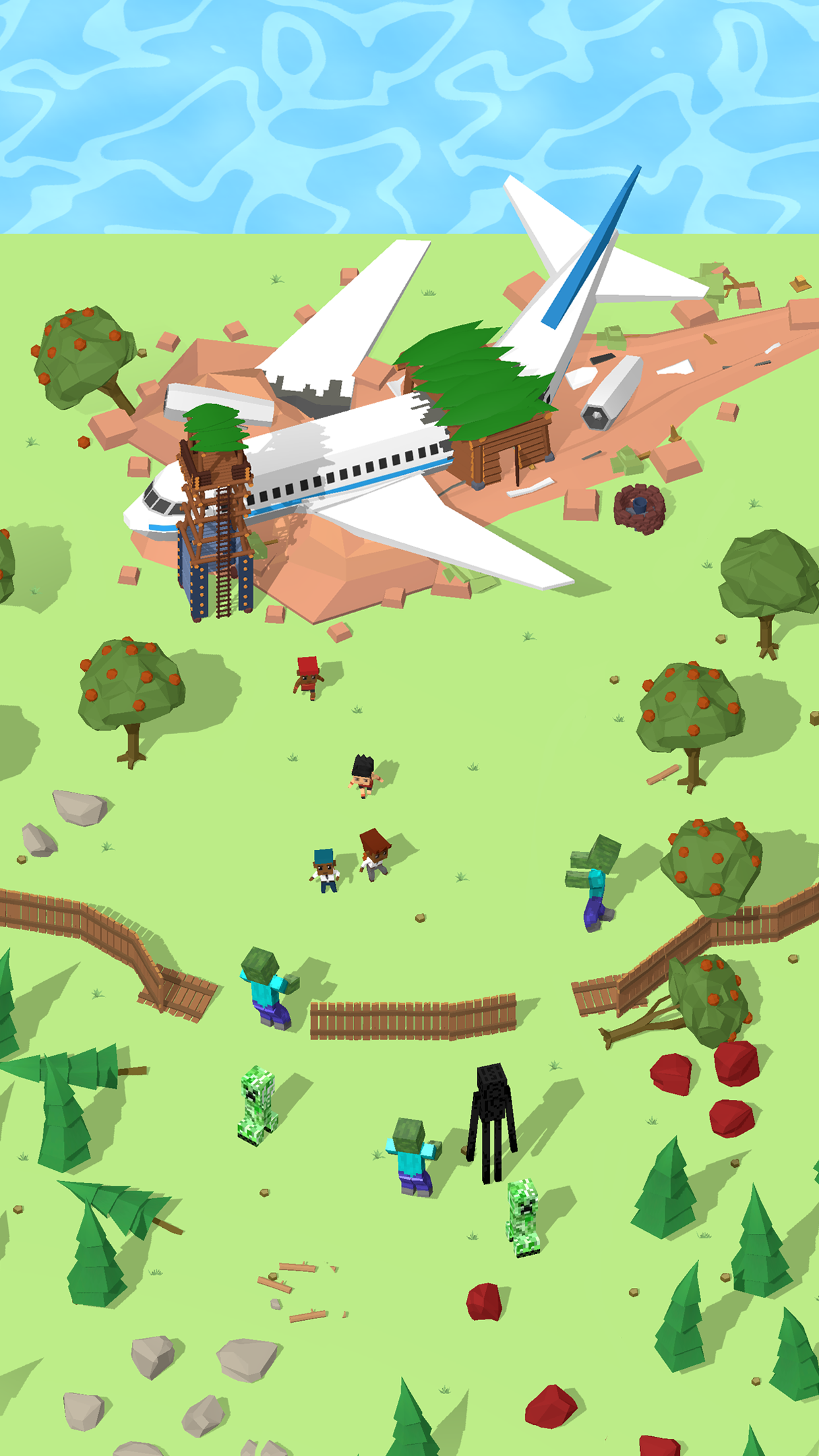اسکرین شات 4 بازی Isle Builder: Click to Survive