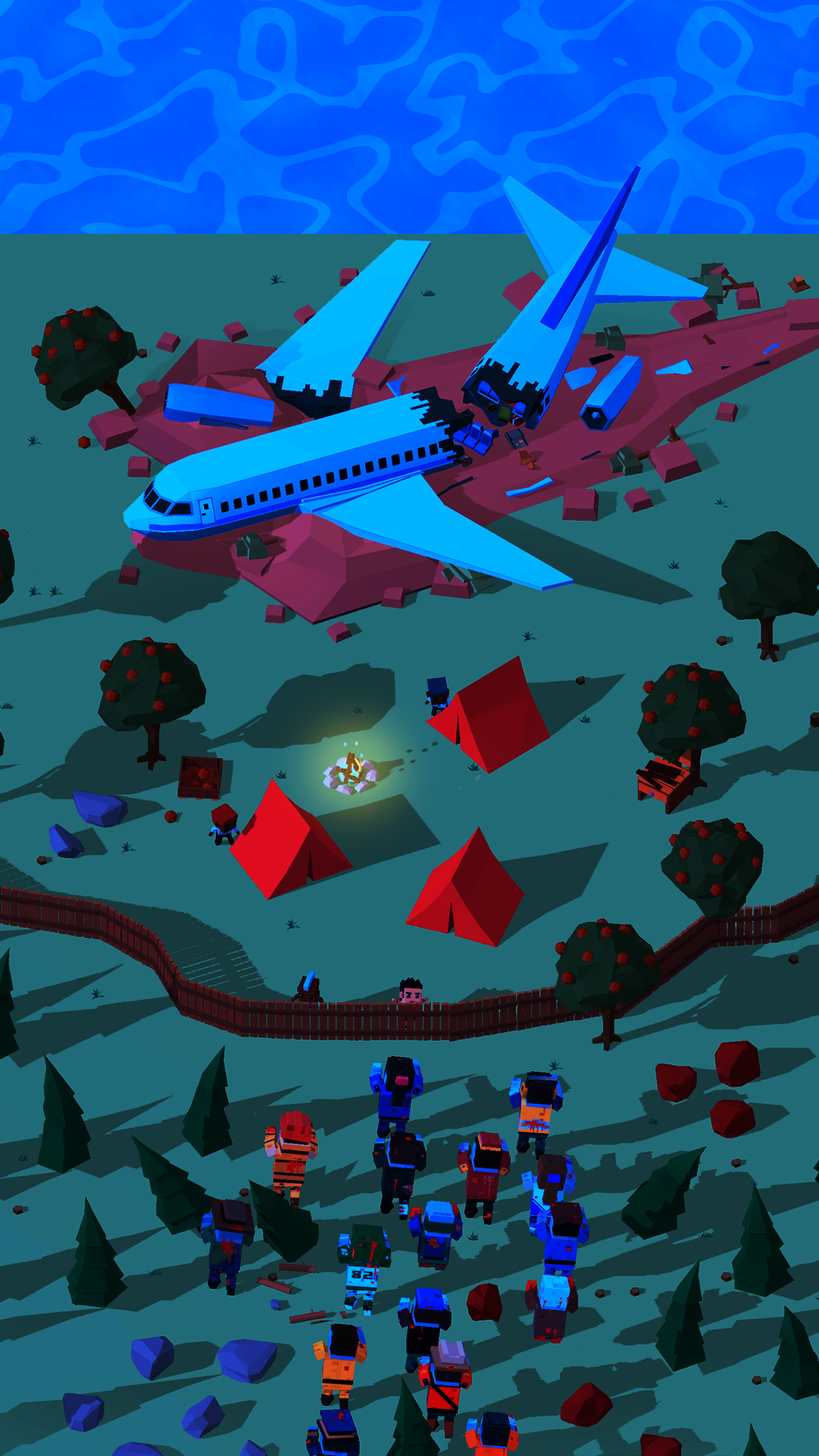 اسکرین شات 3 بازی Isle Builder: Click to Survive