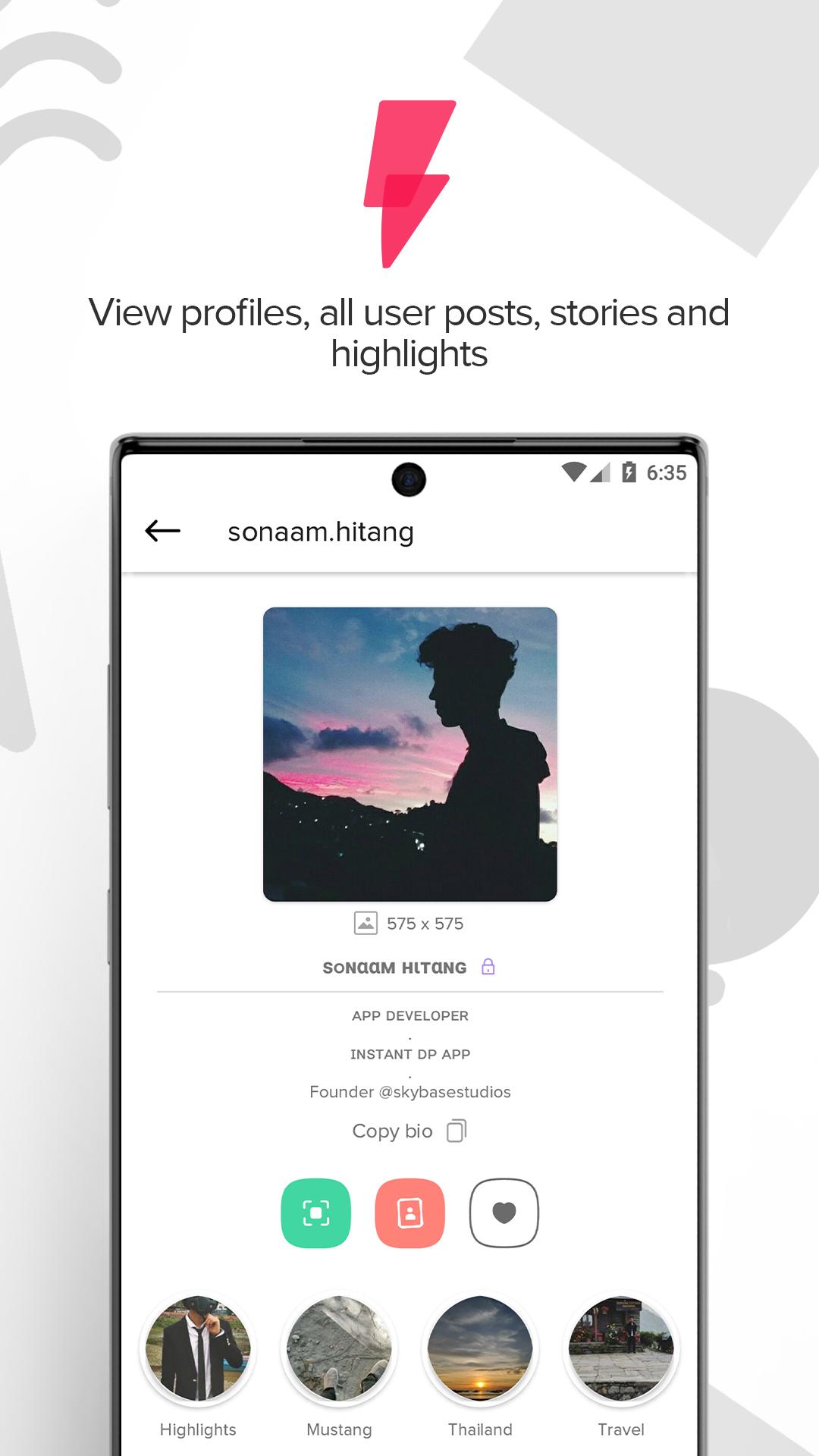 اسکرین شات 3 برنامه Instant DP