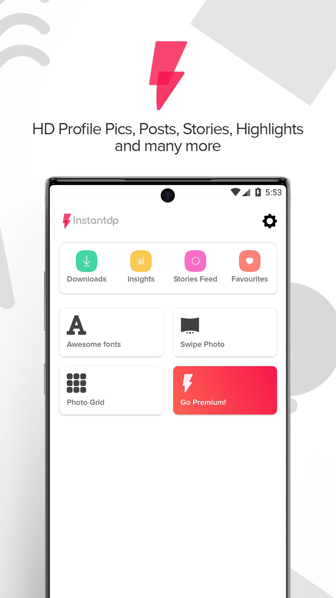 اسکرین شات 1 برنامه Instant DP