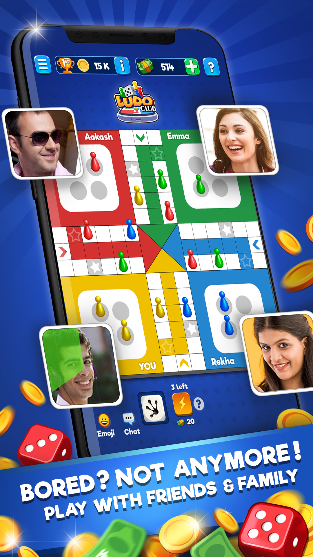 اسکرین شات 2 بازی Ludo Club - Fun Dice Game