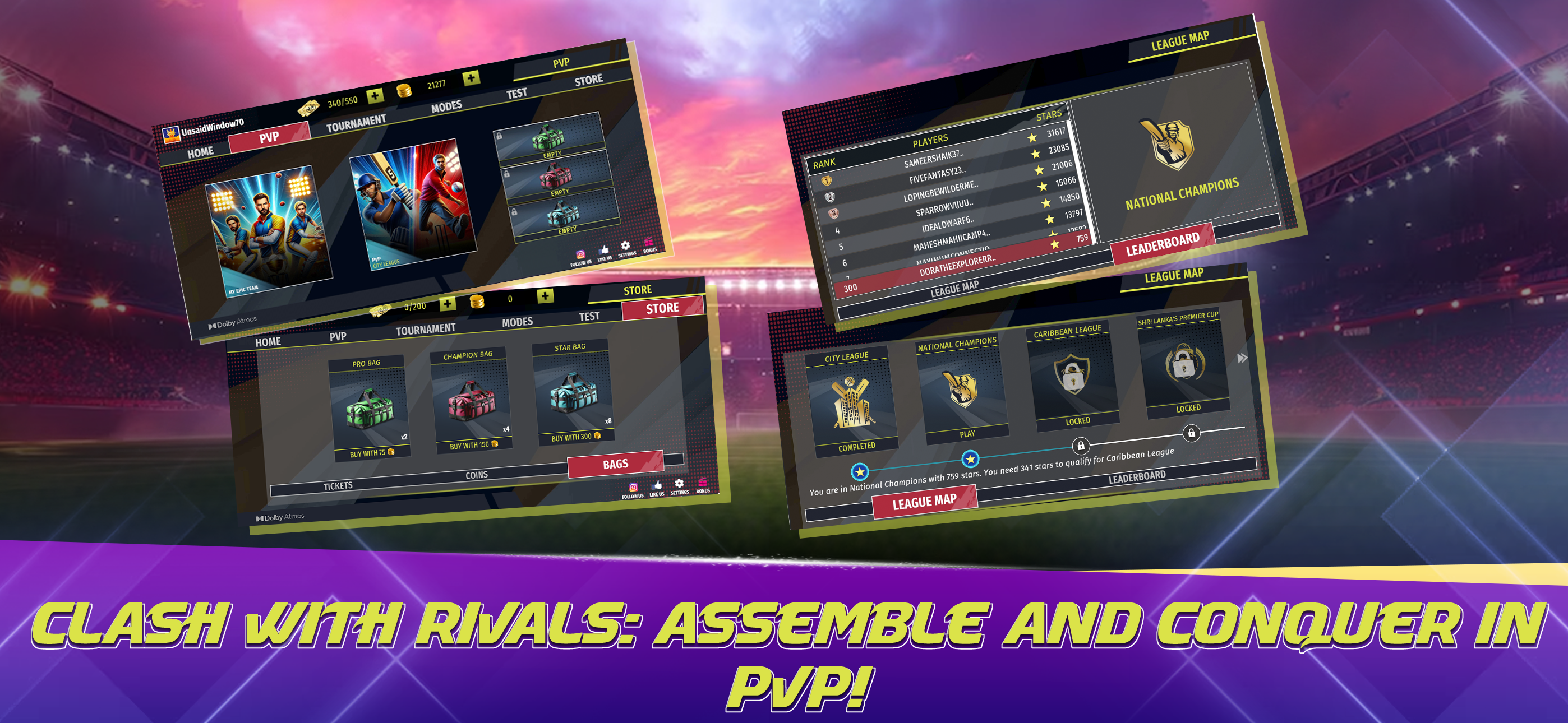 اسکرین شات 7 بازی Epic Cricket - Real 3D Game