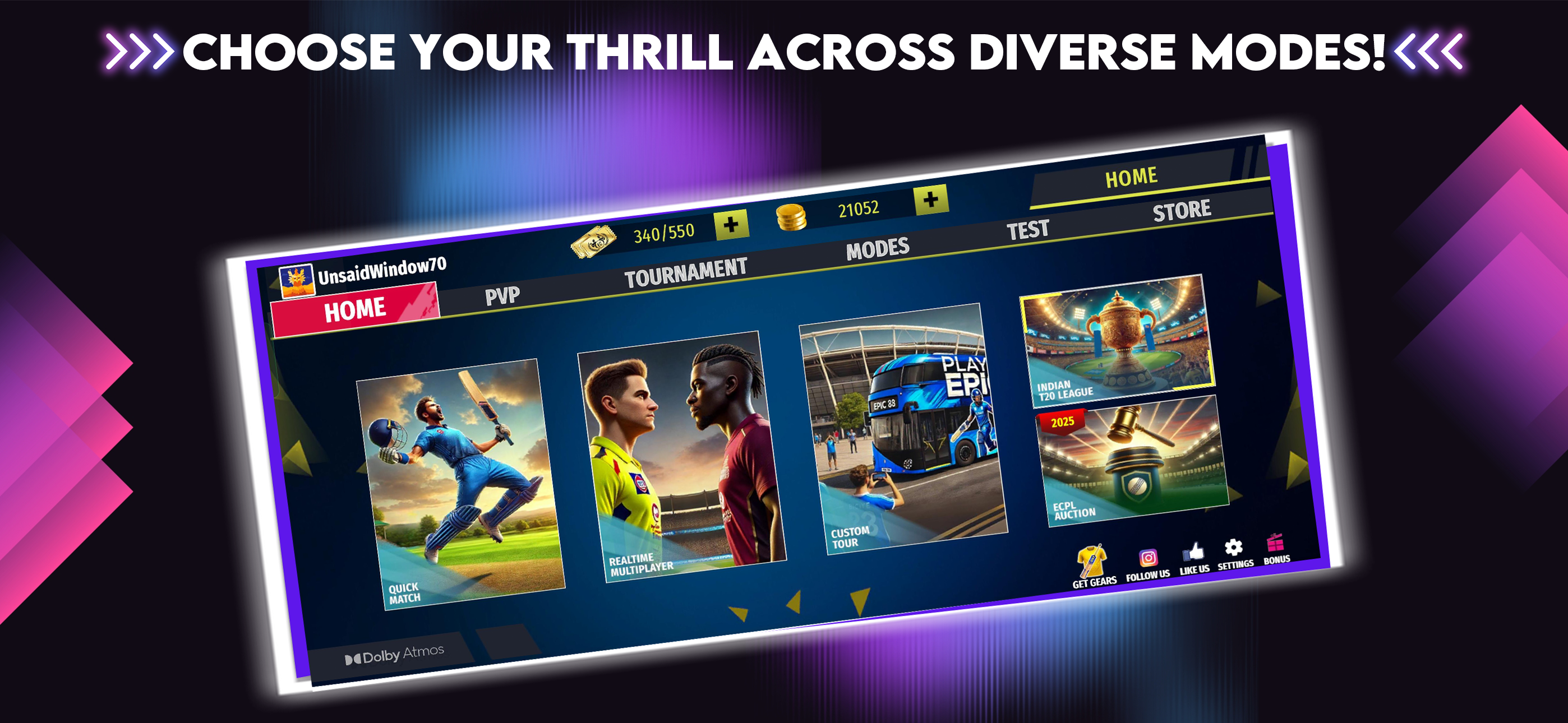 اسکرین شات 2 بازی Epic Cricket - Real 3D Game