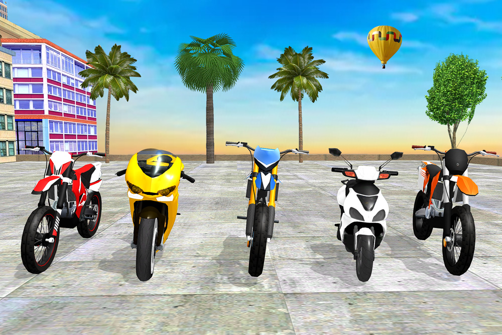 اسکرین شات 4 بازی Bike Taxi Game: Driving Games