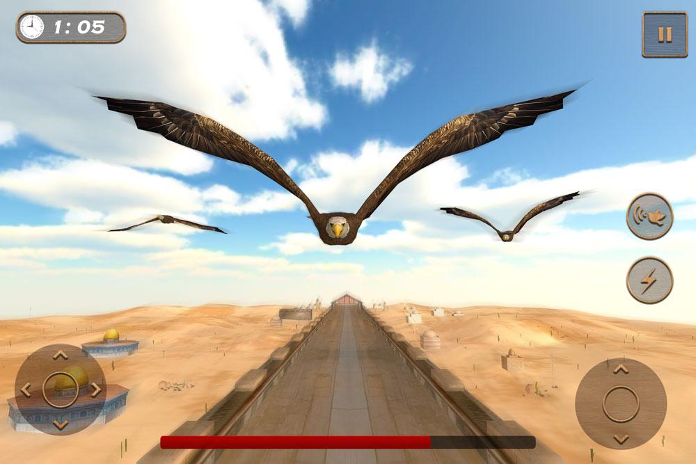 اسکرین شات 1 بازی Bird Race Game 3D: Eagle Games