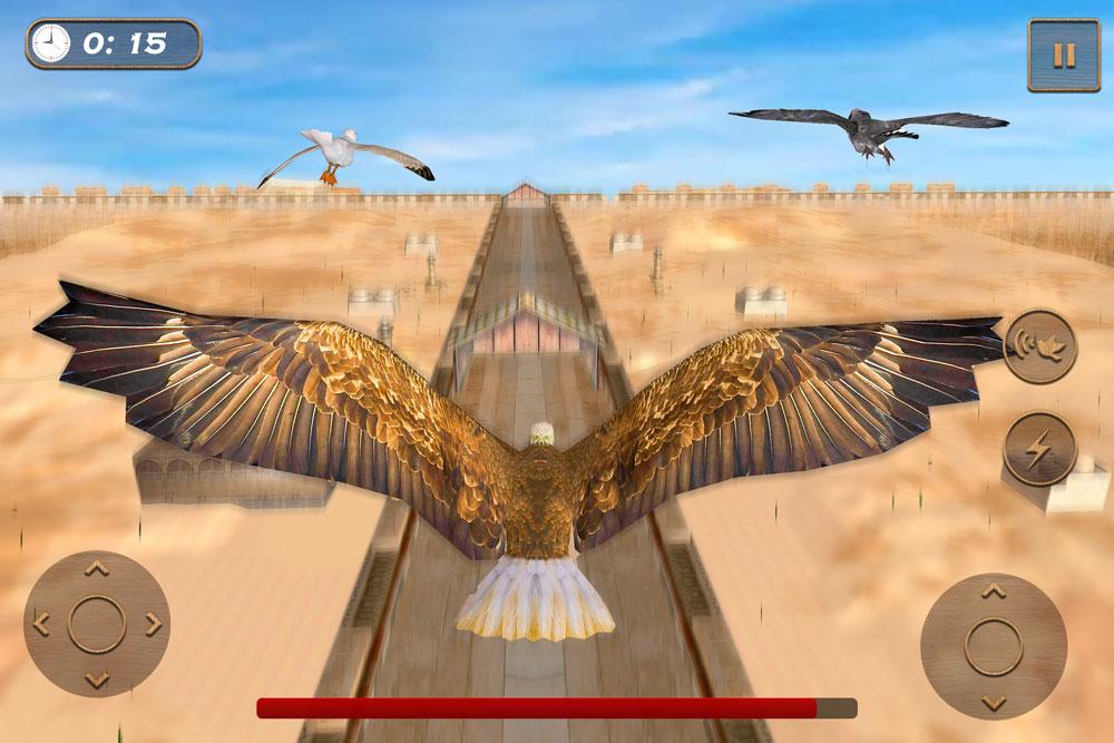اسکرین شات 2 بازی Bird Race Game 3D: Eagle Games