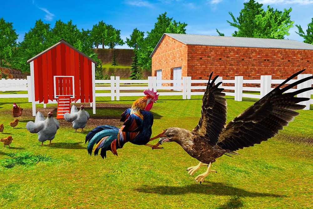 اسکرین شات 1 بازی Rooster Simulator - Chick Life
