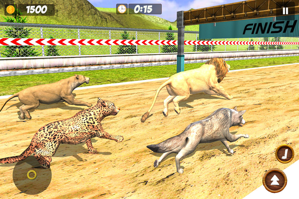 اسکرین شات 2 بازی Wild Animals Race Simulator
